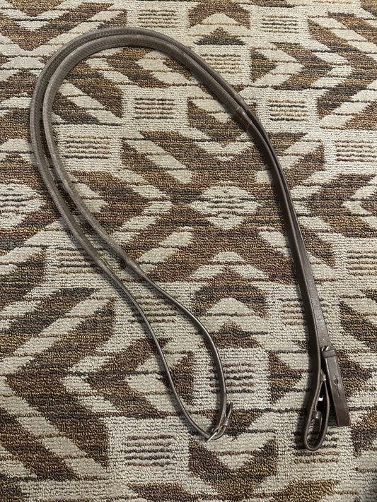Dark Brown Rubber Reins