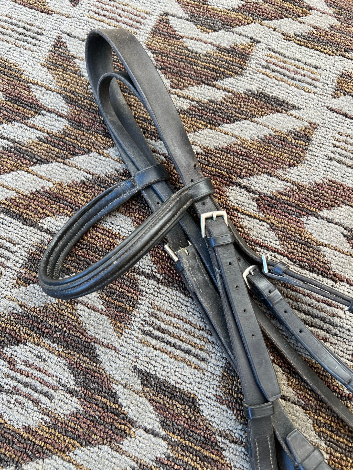 Black Dressage Bridle
