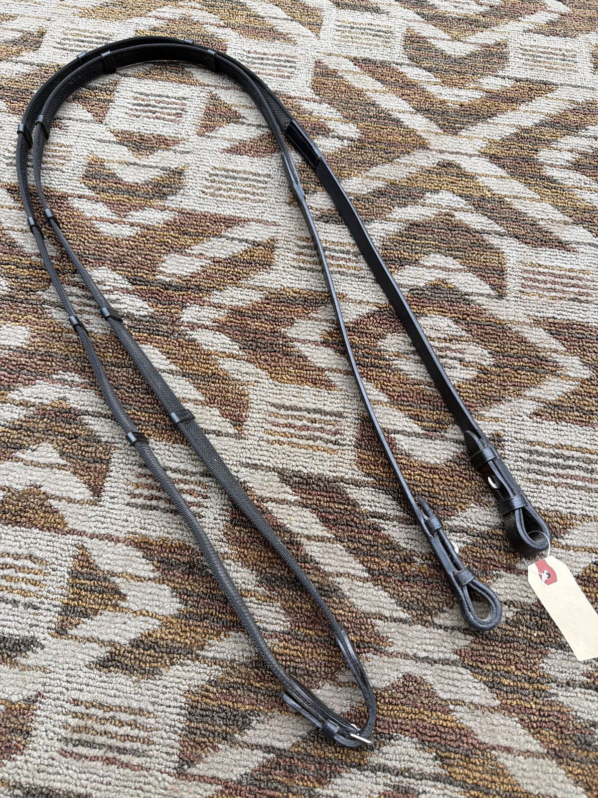 Black Grip Webbed Reins