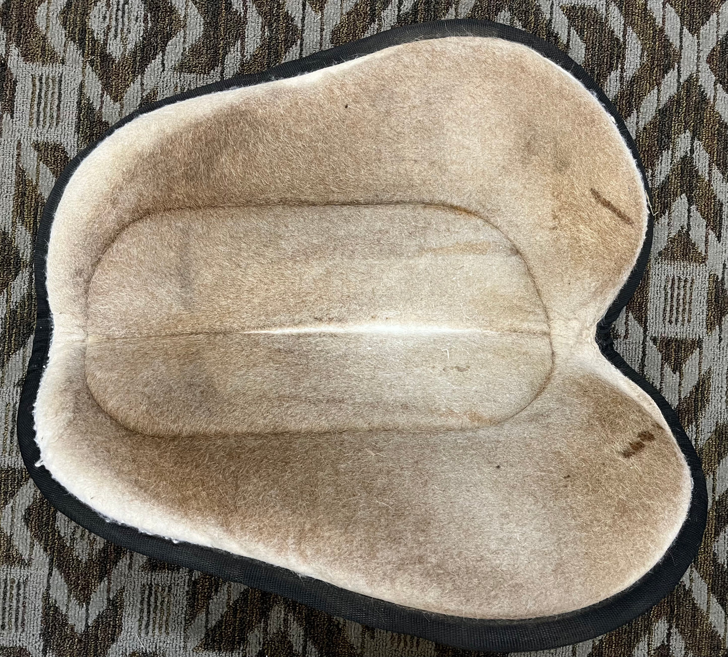 Blue Round Skirt Saddle Pad