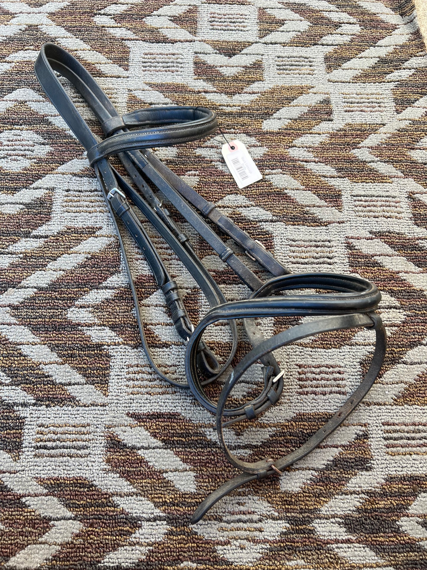Black Dressage Bridle