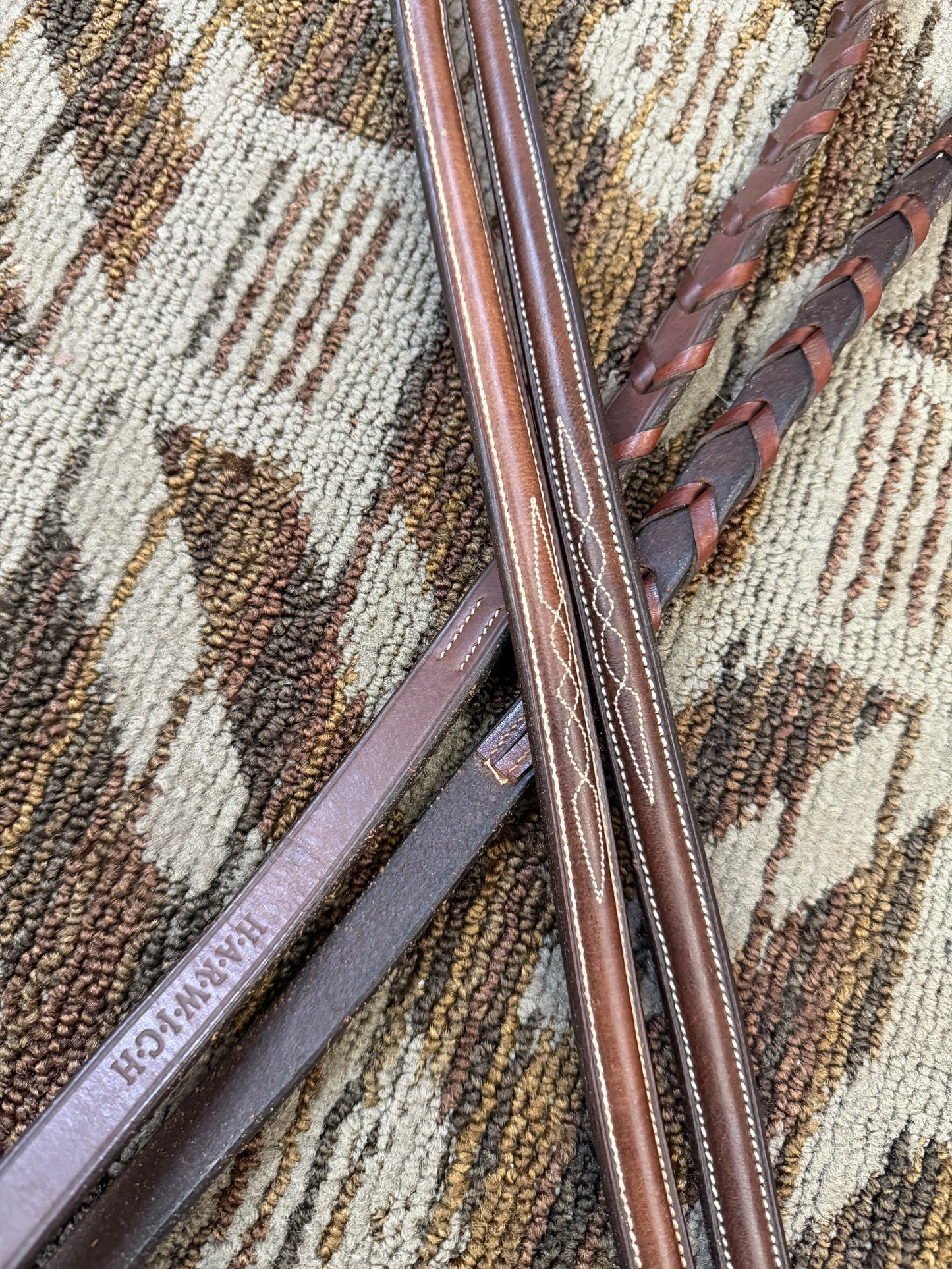 Harwich Fancy Stitched Laced Reins