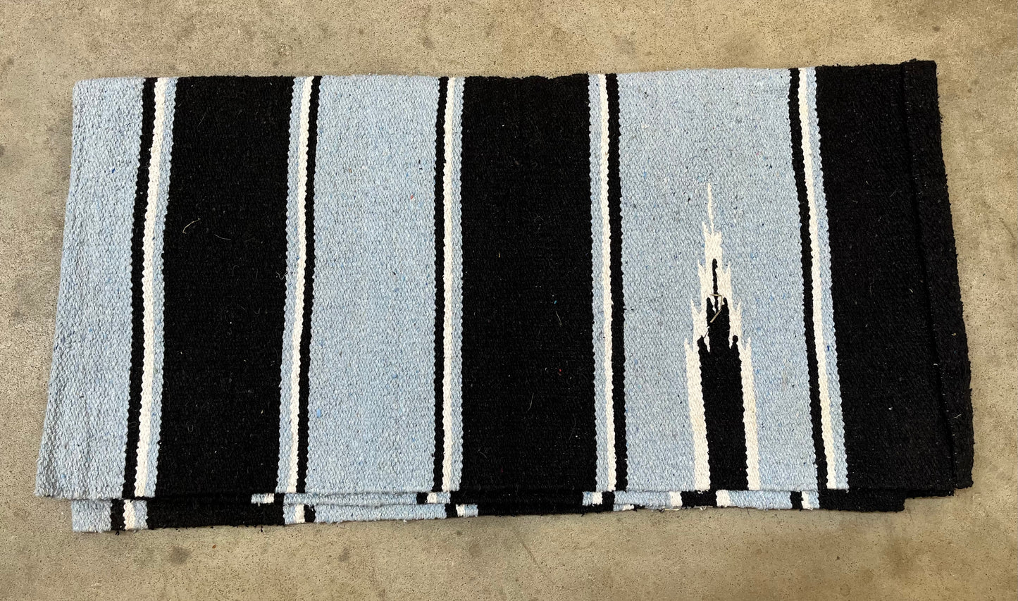 Blue & Black Saddle Blanket
