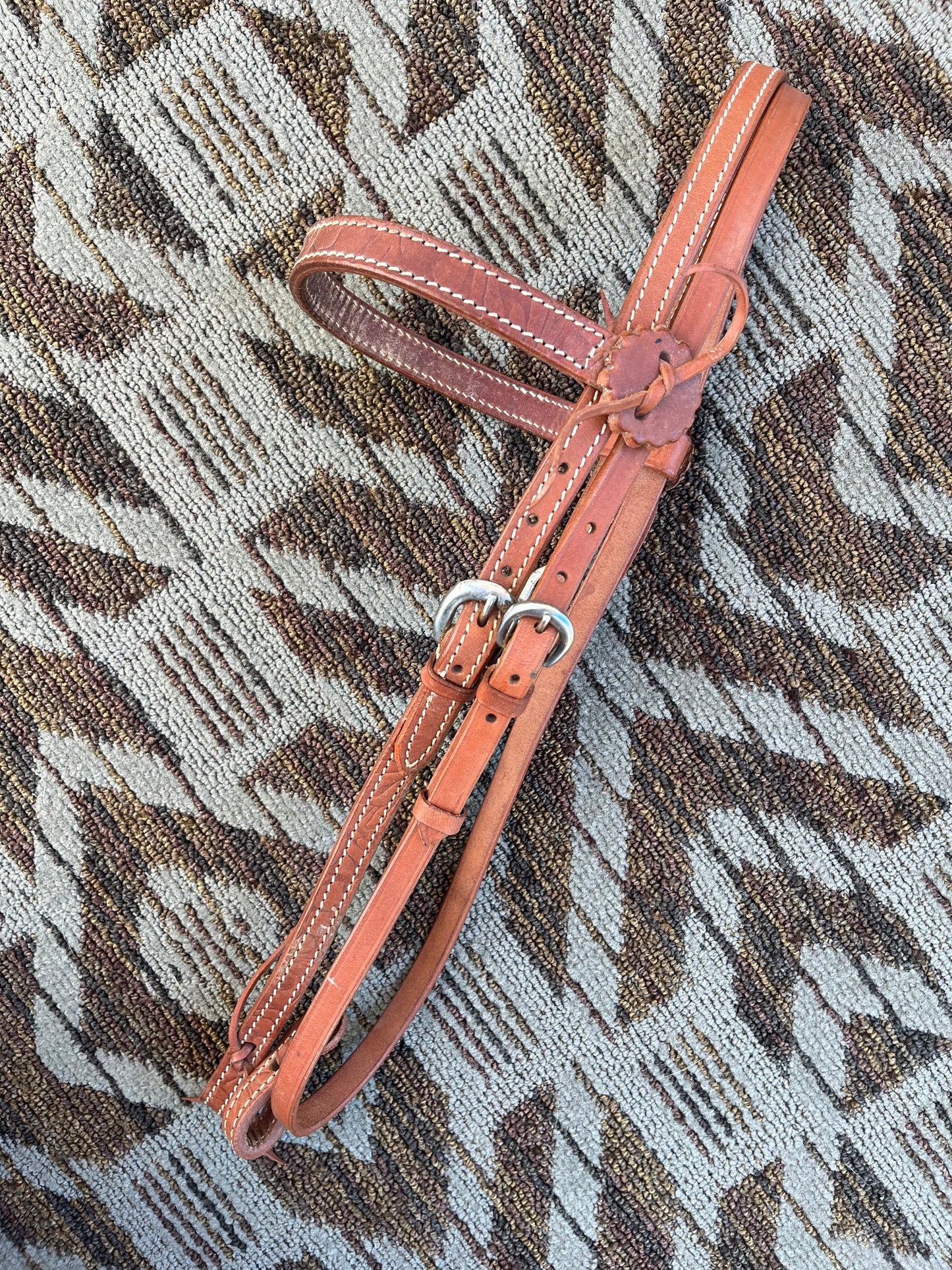 Tooled Western Headstall