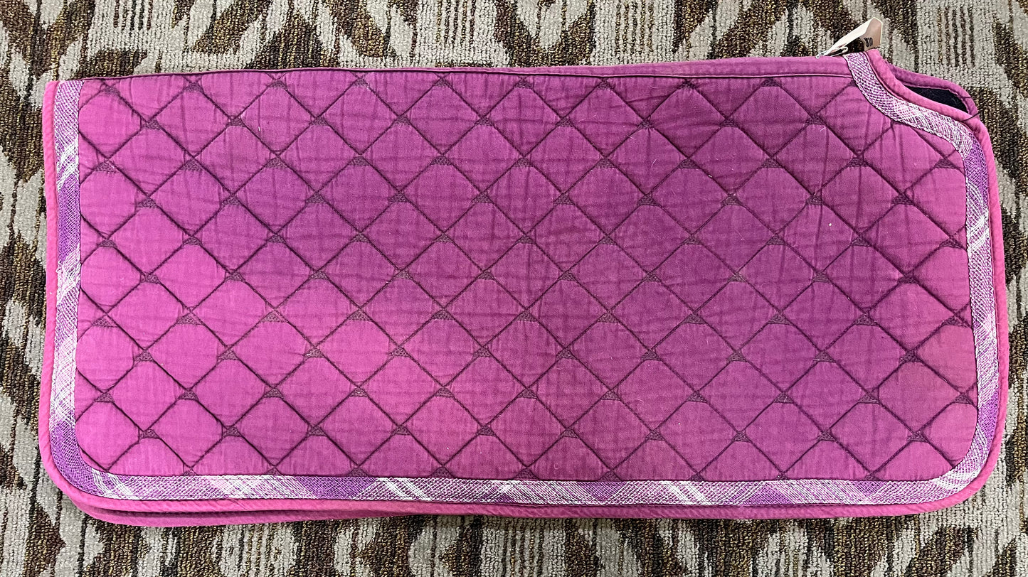 Pink Quilted Western Pad
