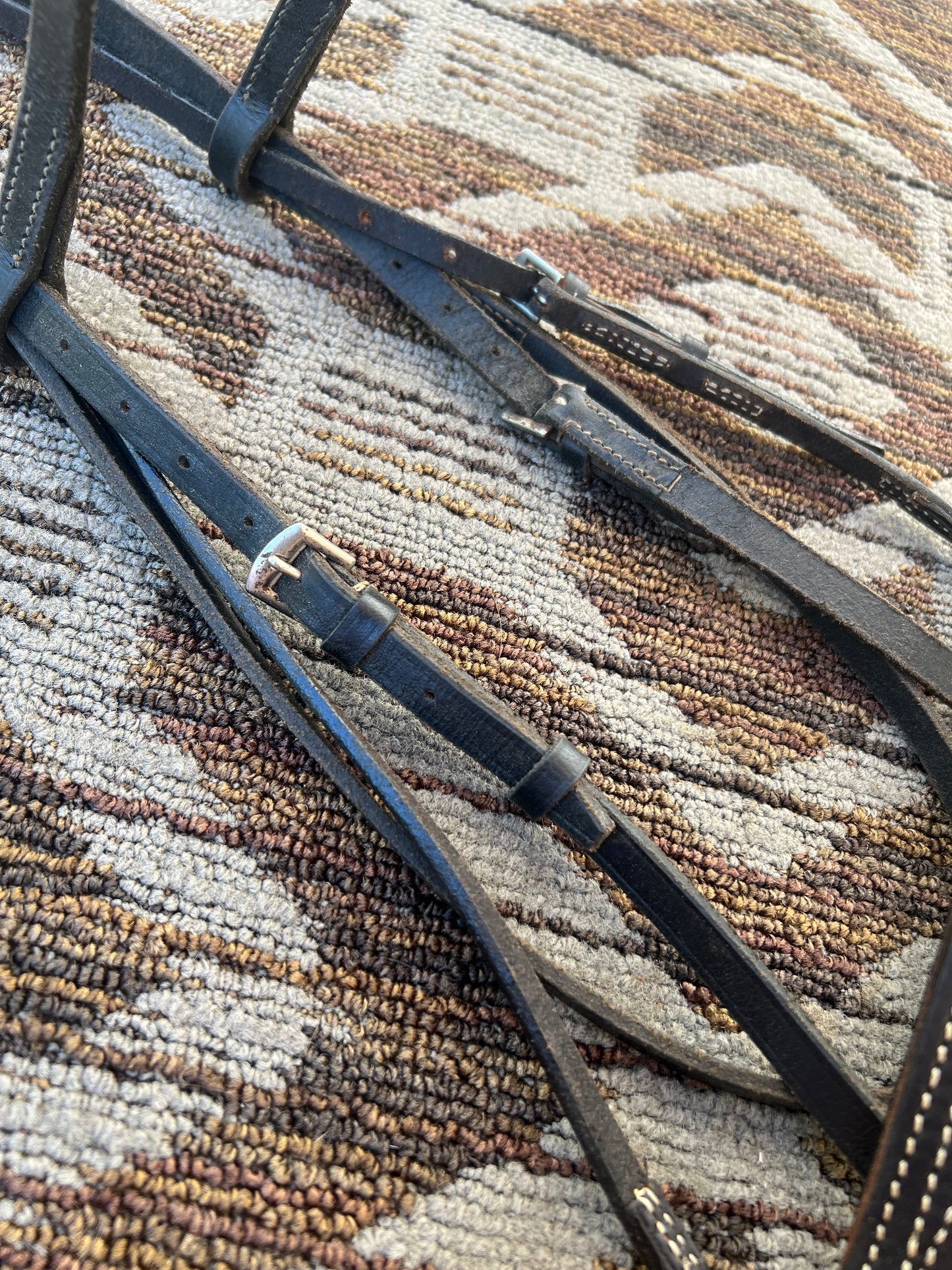 Black Bridle w/ Dropped Noseband