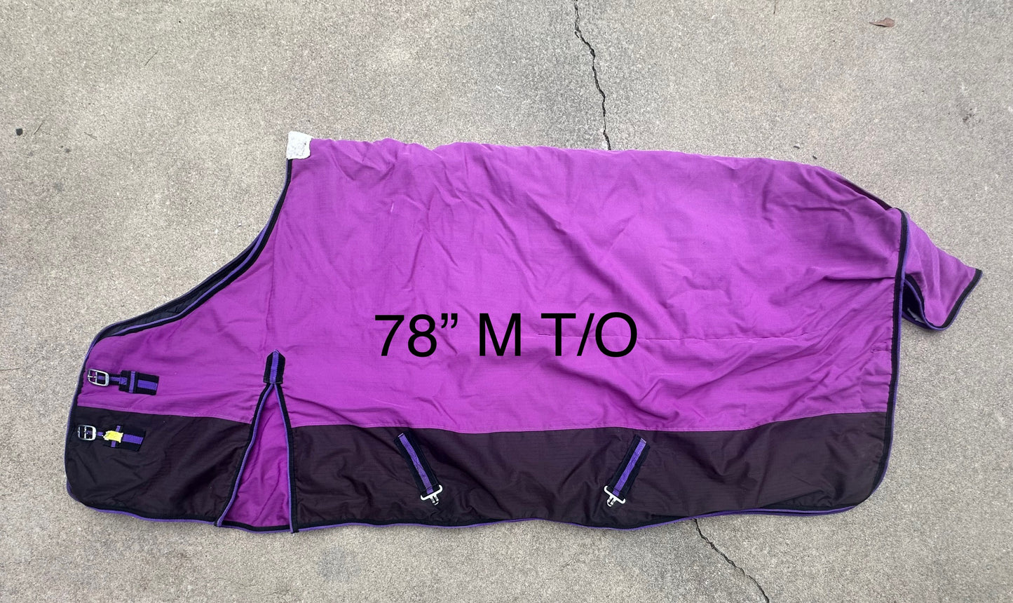 Purple Medium Turnout - 78”
