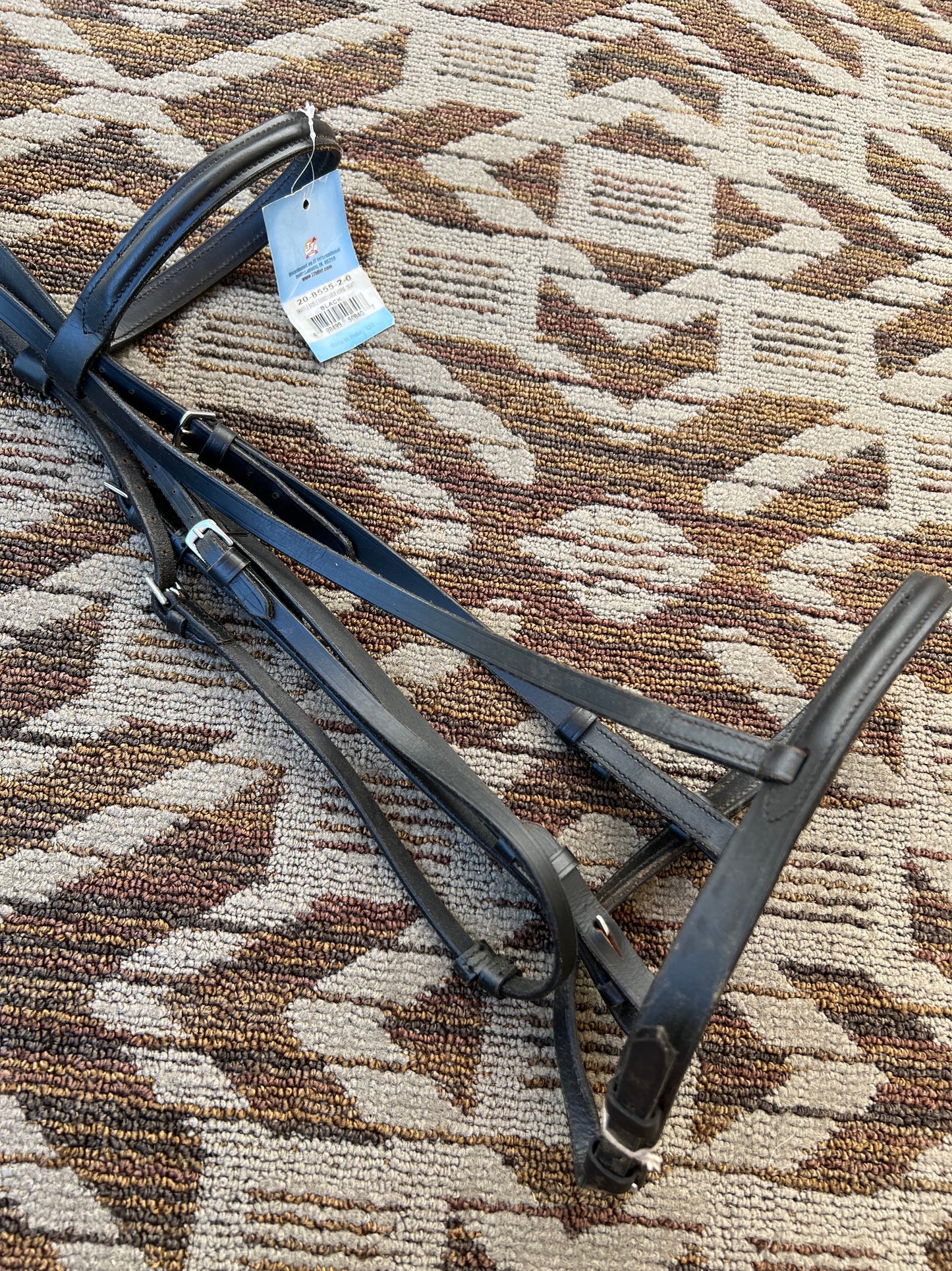 Black Tough 1 Snaffle Bridle