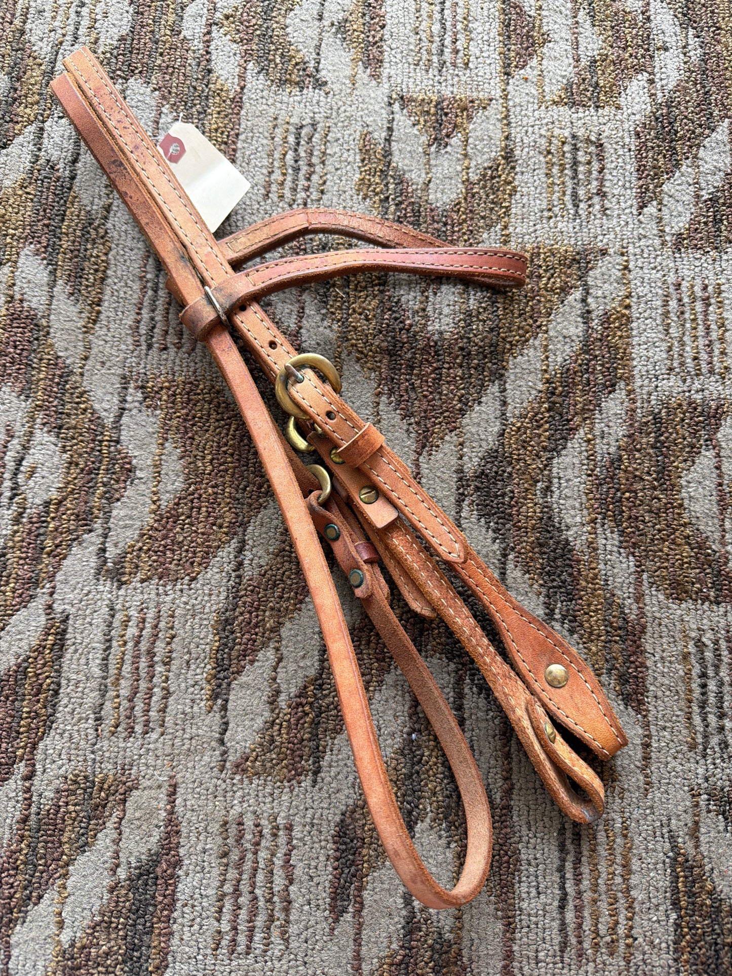 Light Oil Leather Headstall