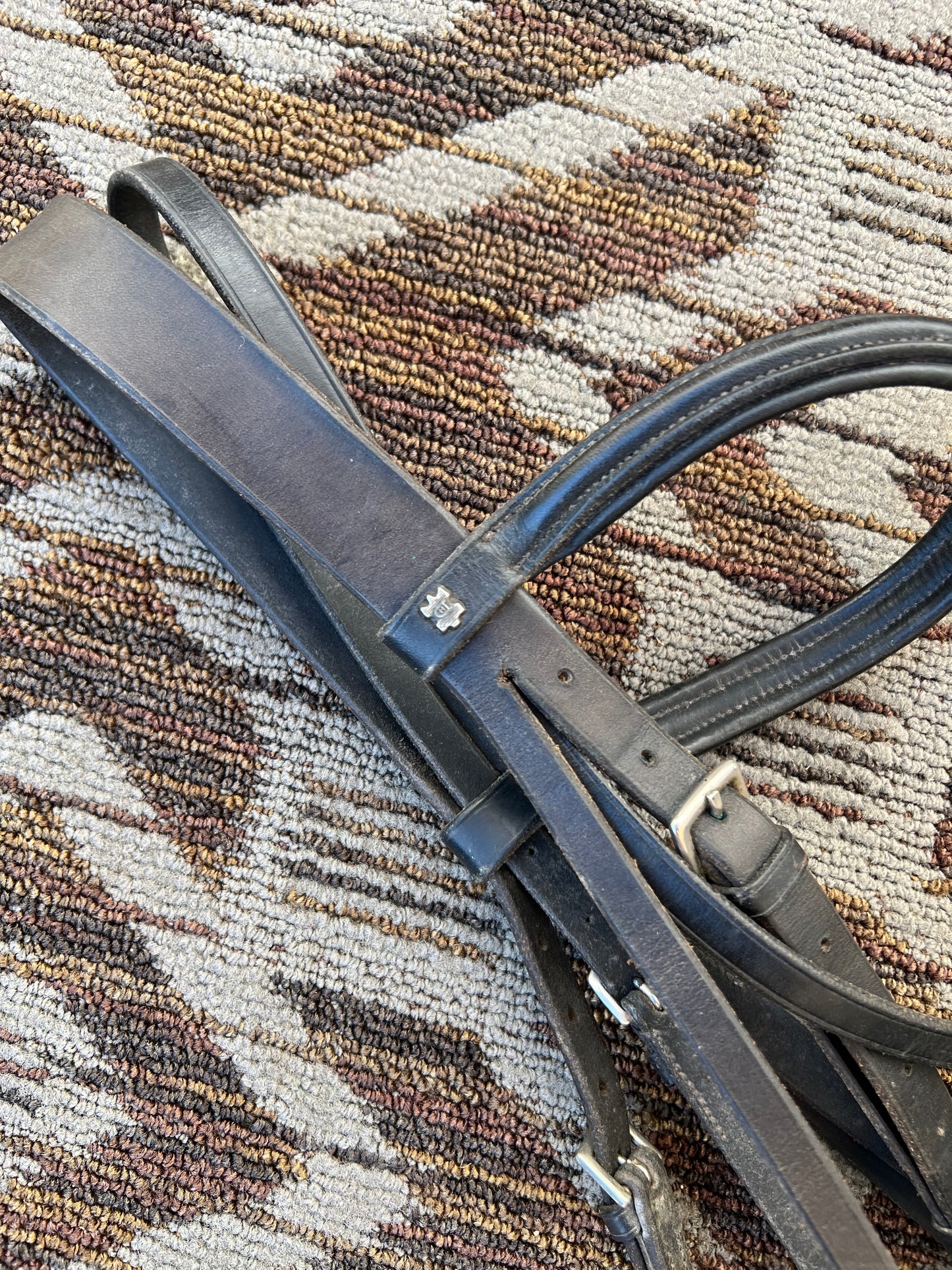 Black Dressage Bridle