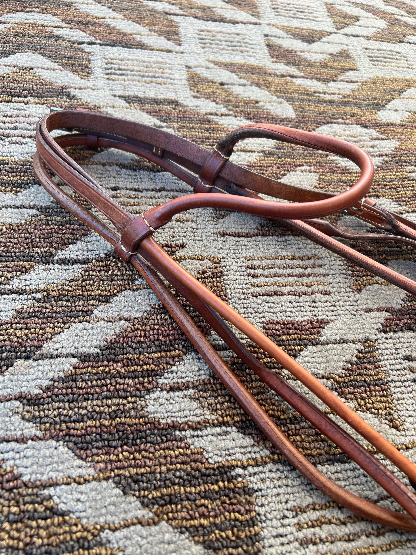 Chestnut Rolled Bridle