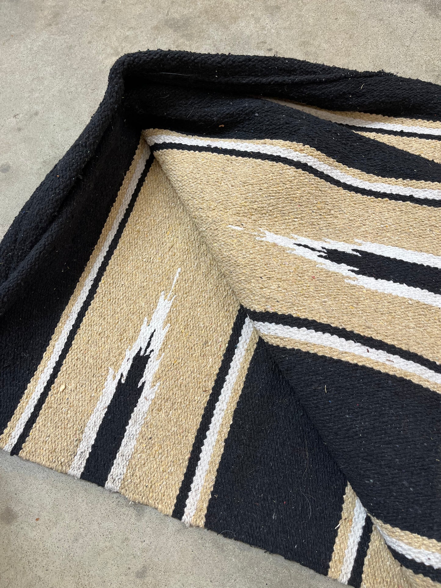 Tan & Black Saddle Blanket