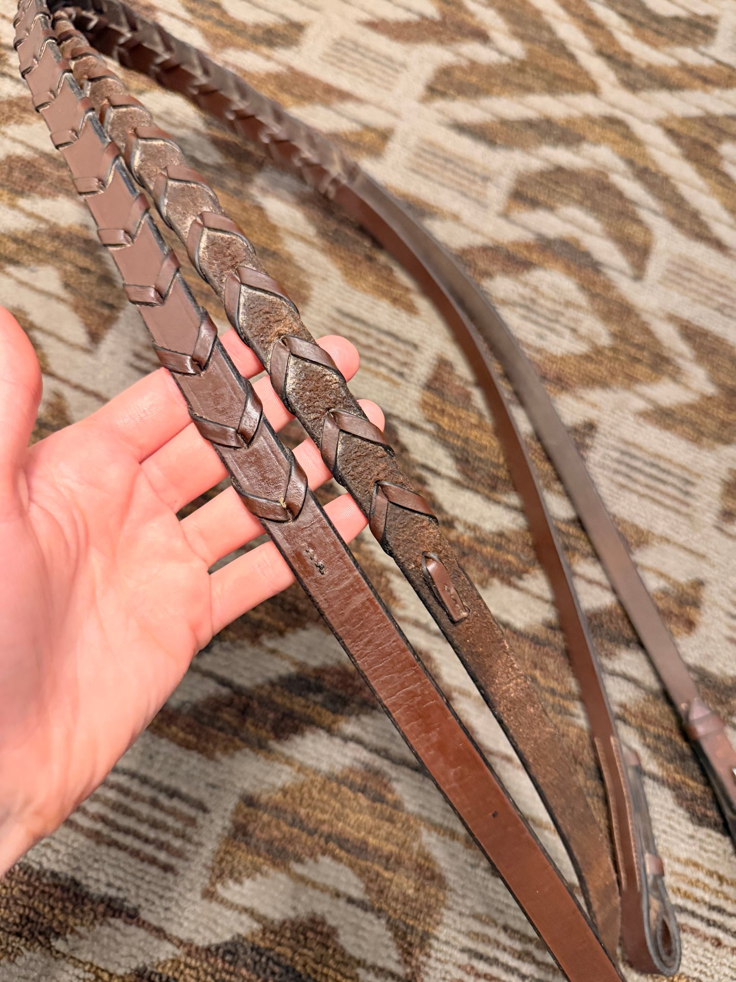 Brown Laced Reins