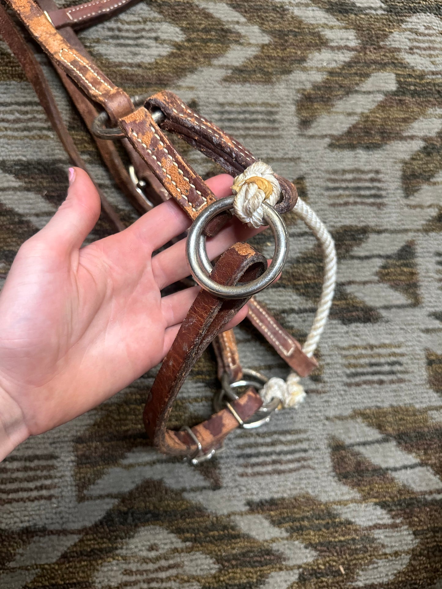 Leather Bitless Bridle