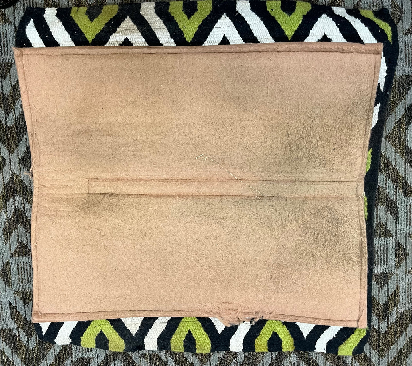 Showman Wool Top Saddle Pad