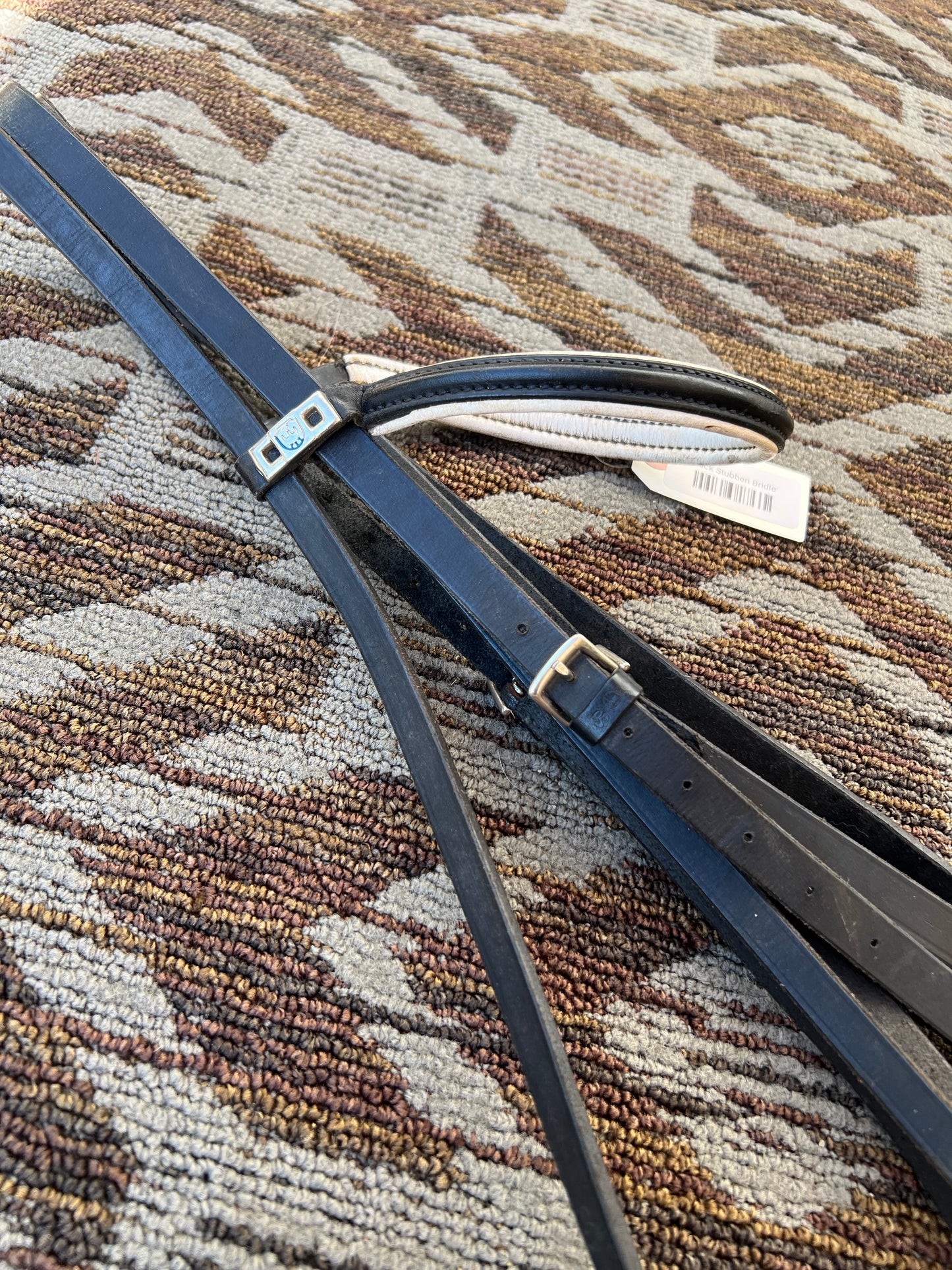 Black/White Stubben Bridle