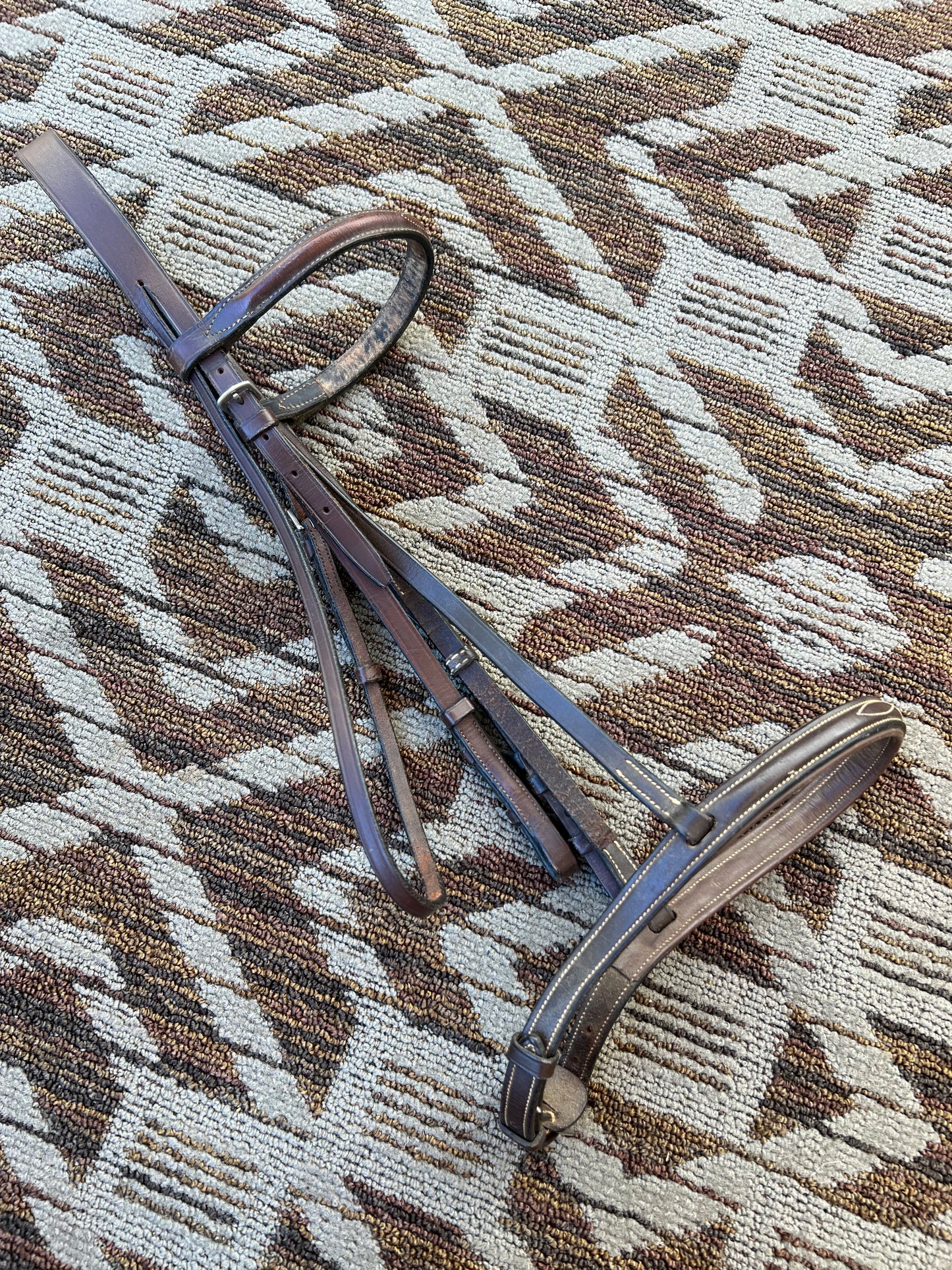 Brown Fancy Stitched Bridle