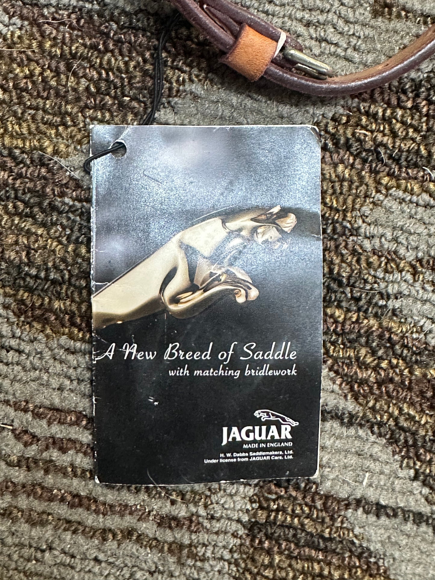 Jaguar Saddlery Chestnut Bridle w/ Flash