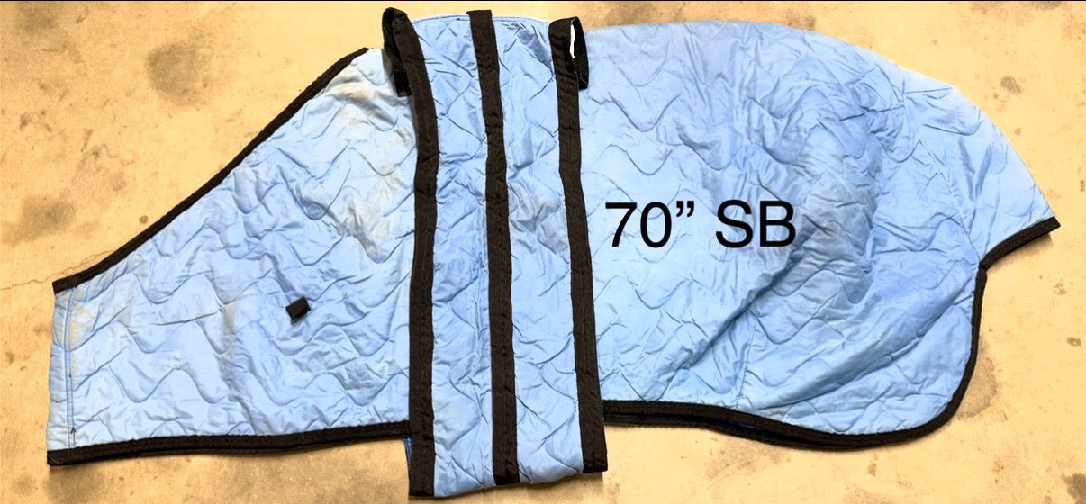 Light Blue Stable Blanket - 70”