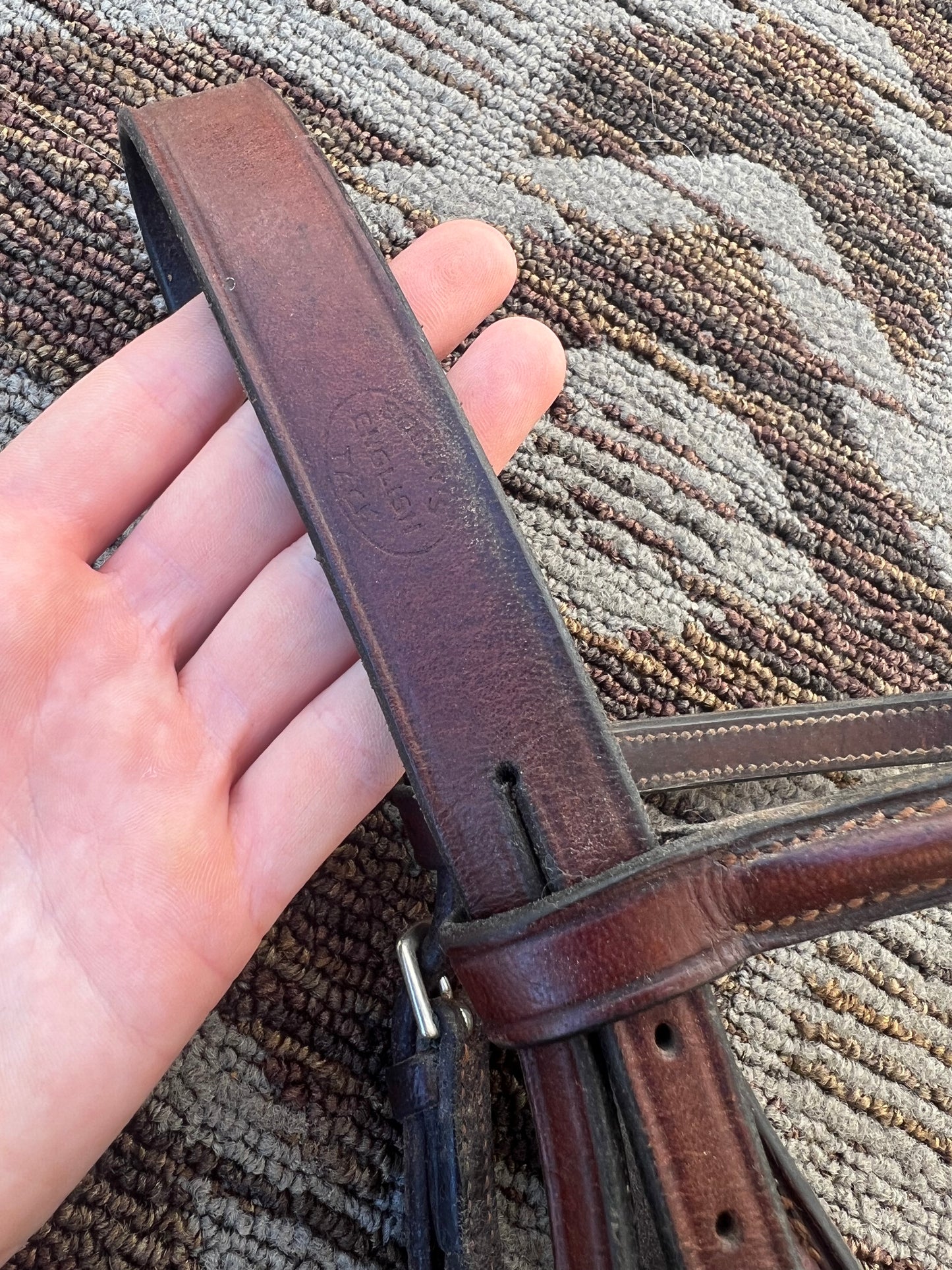 Bobby’s English Tack Rolled Bridle