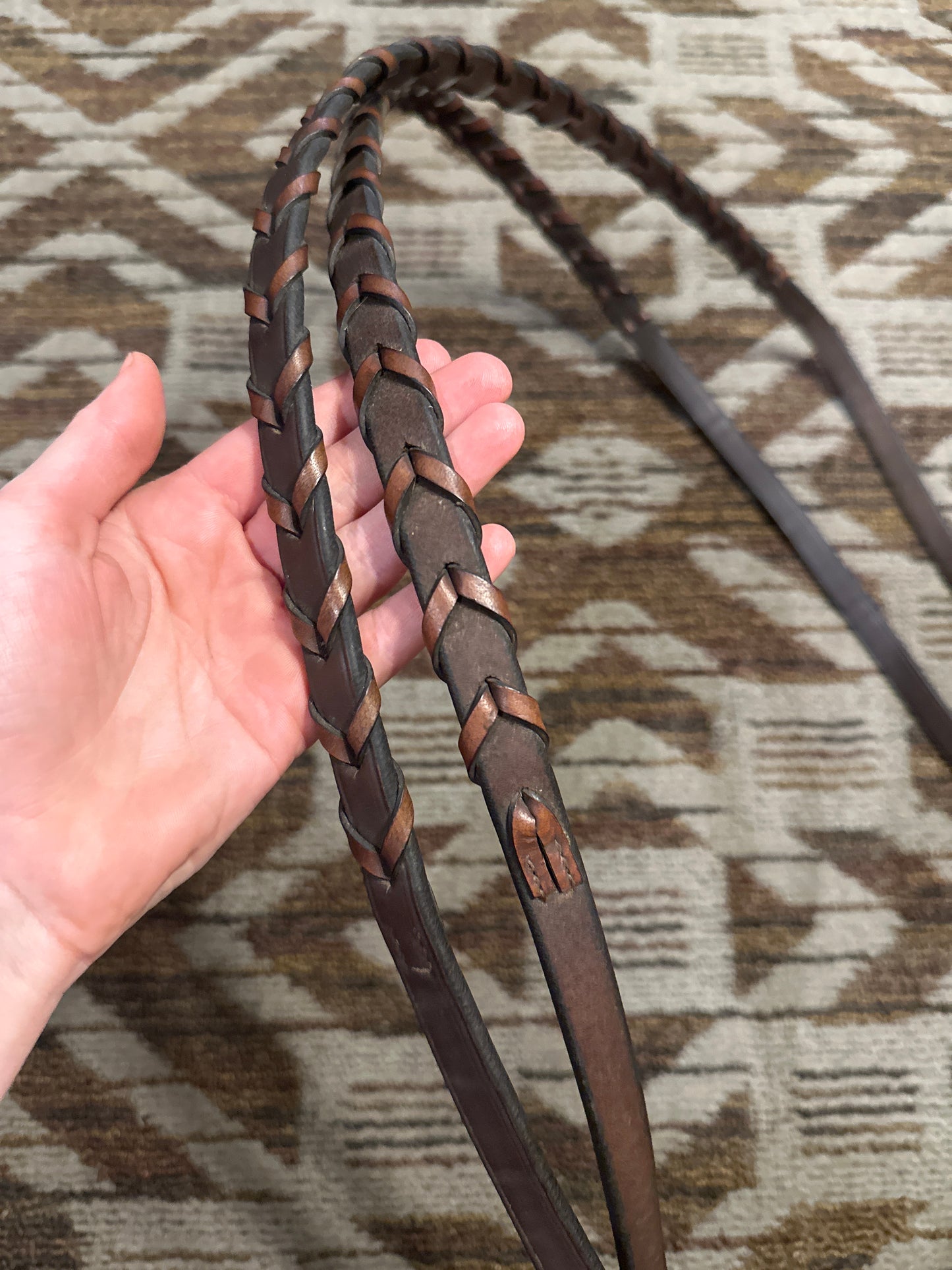 Brown Laced Reins