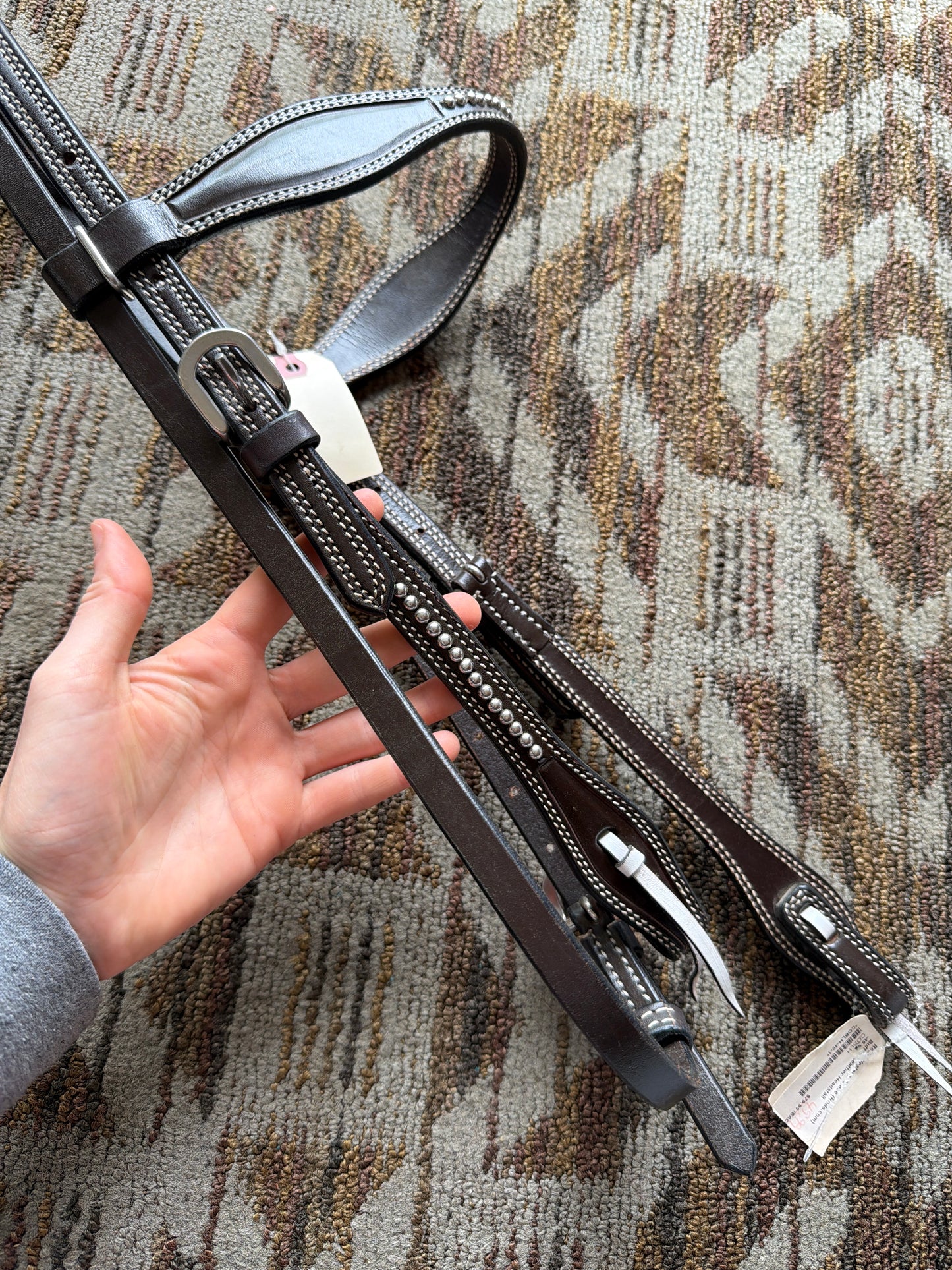New Rods Buffalo Leather Headstall