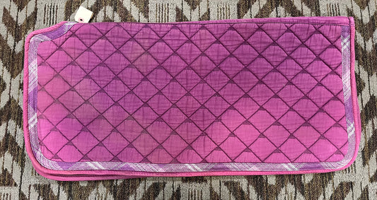 Pink Quilted Western Pad