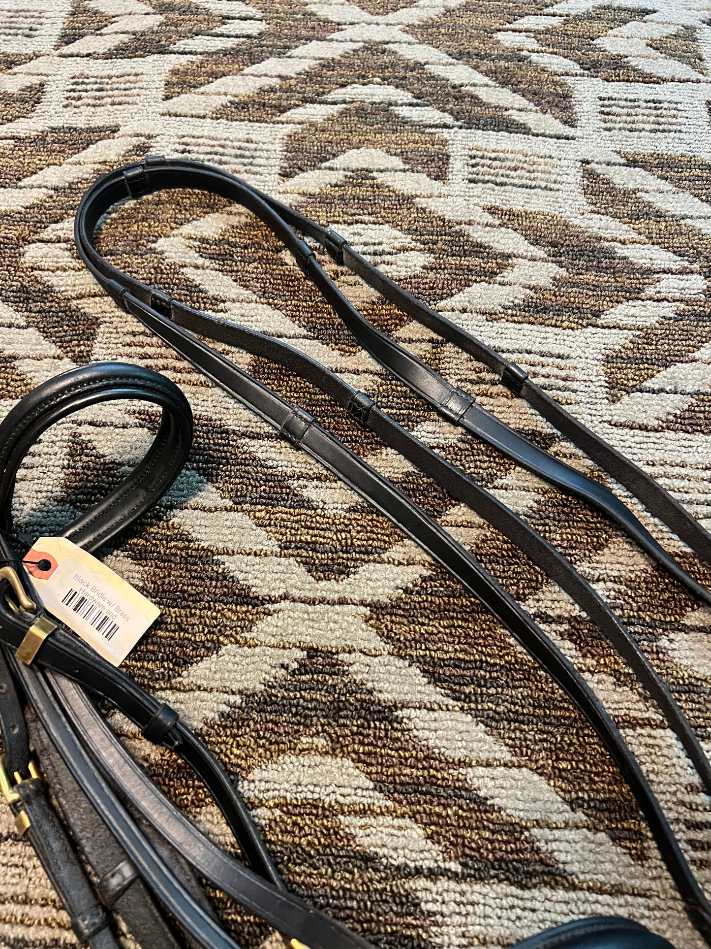 Dressage Bridle w/ Brass Hardware