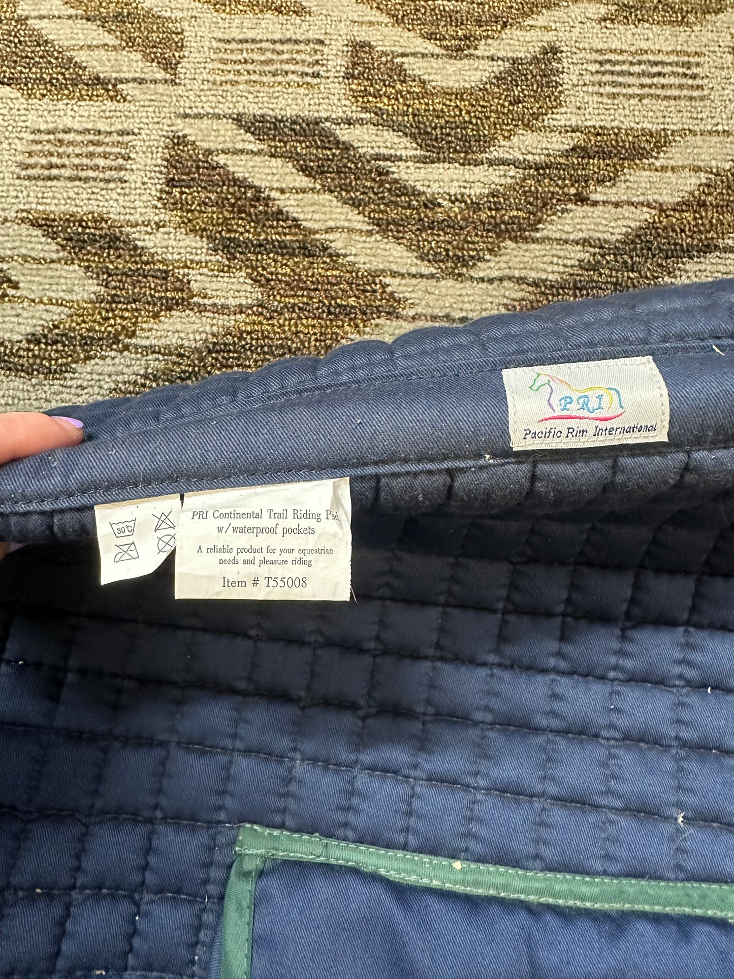 PRI Trail Riding Pad w/ Waterproof Pockets