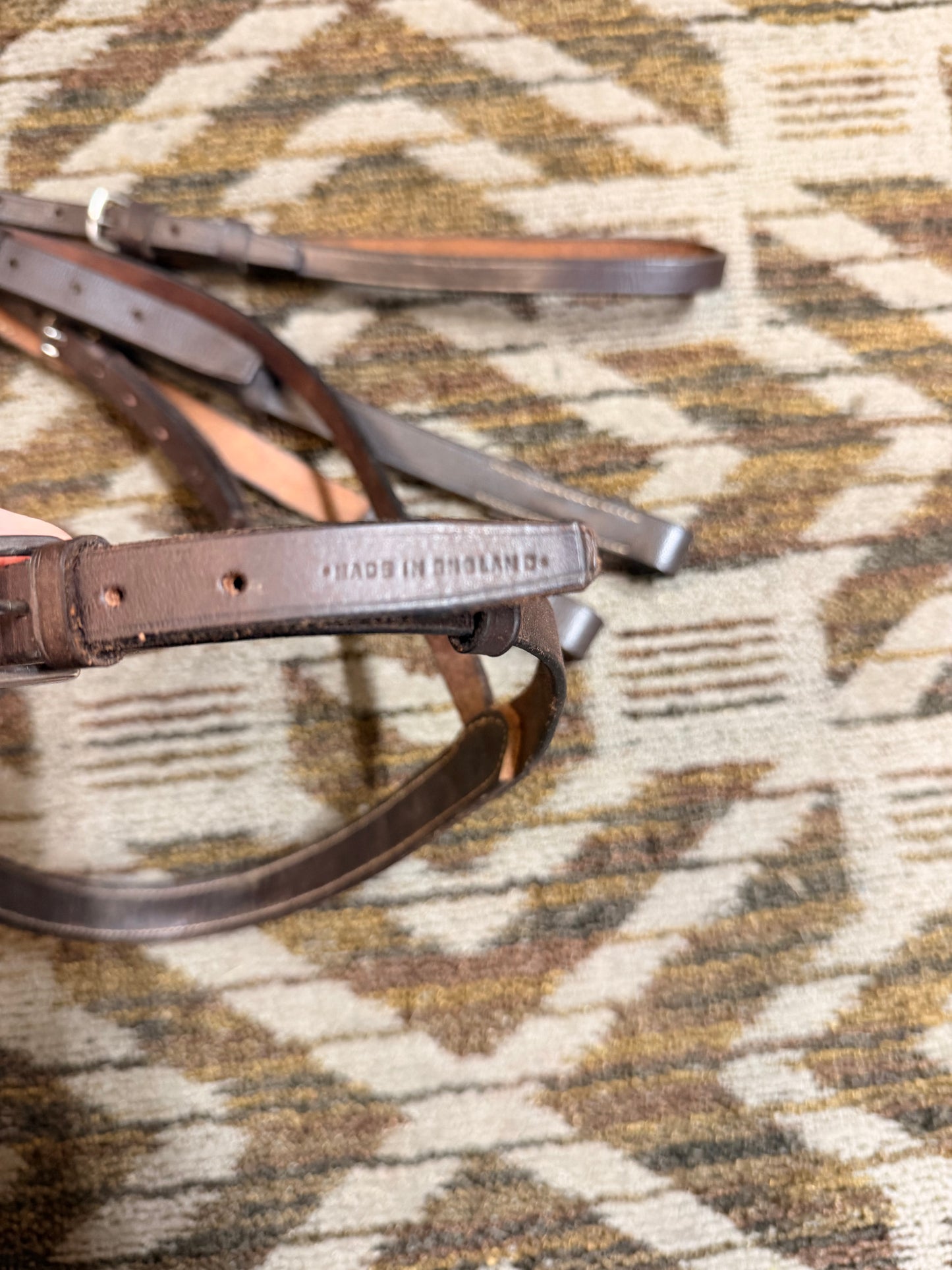Flat Stitched “Made in England” Bridle