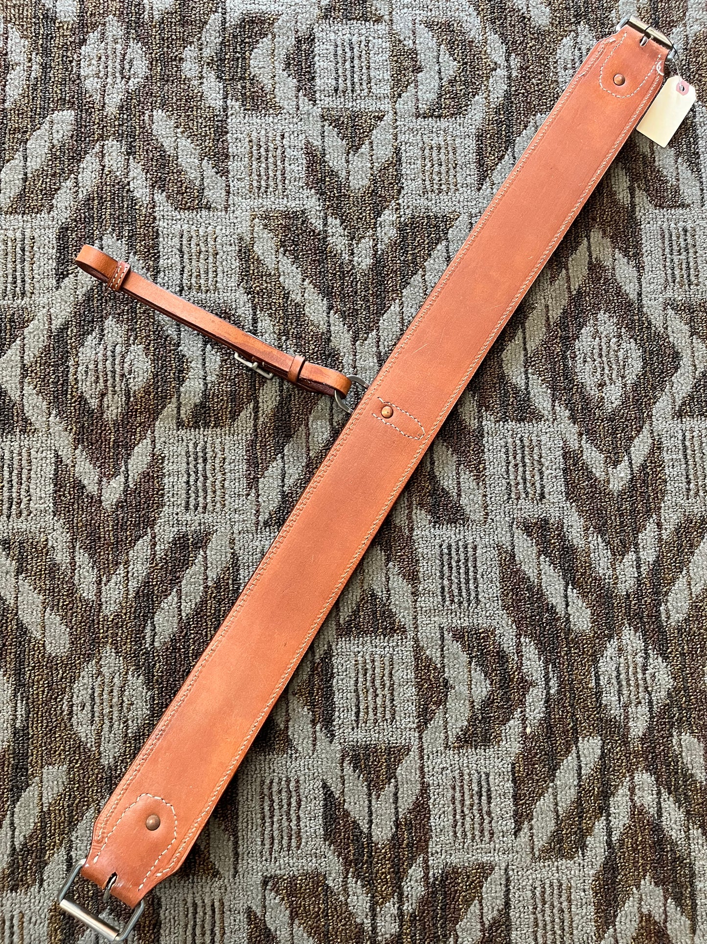Tooled Leather Back Cinch