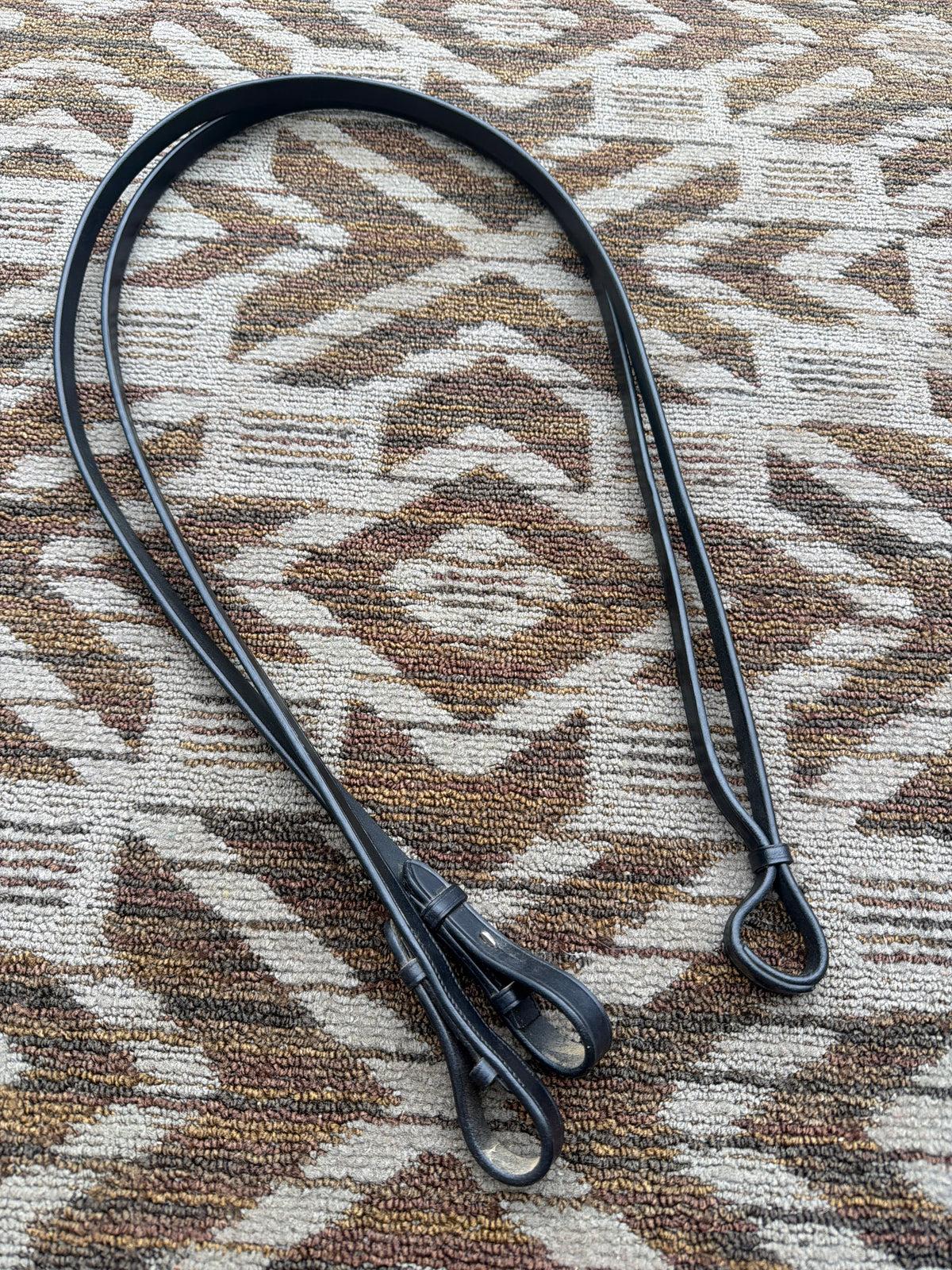 Black Curb Reins