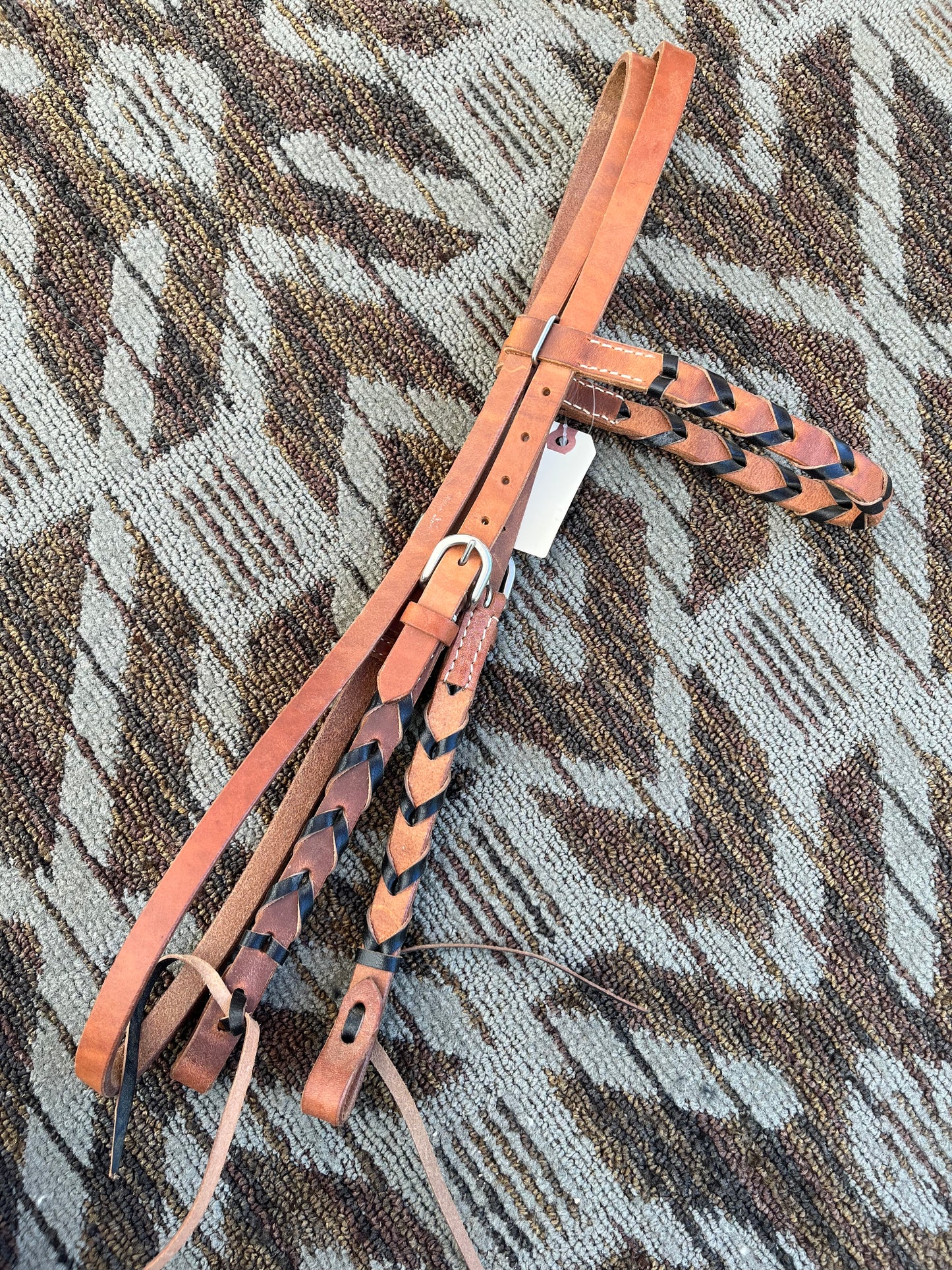 Black Laced Headstalls