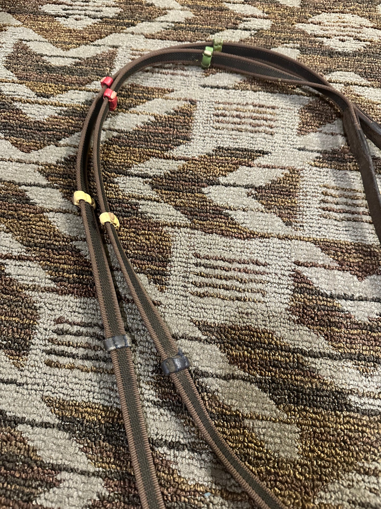Webbed Reins w/ Colorful Hand Notches