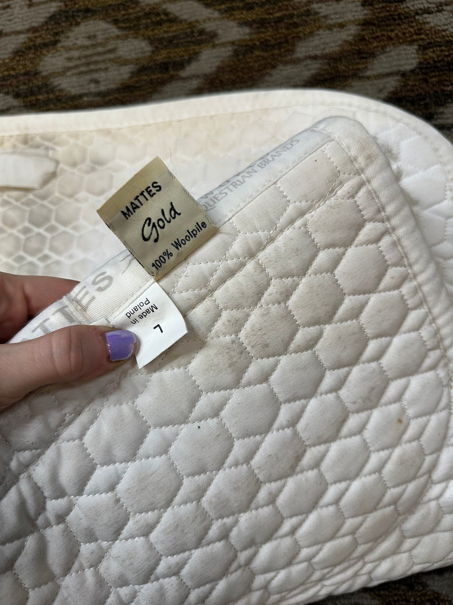 Mattes Gold Dressage Pad