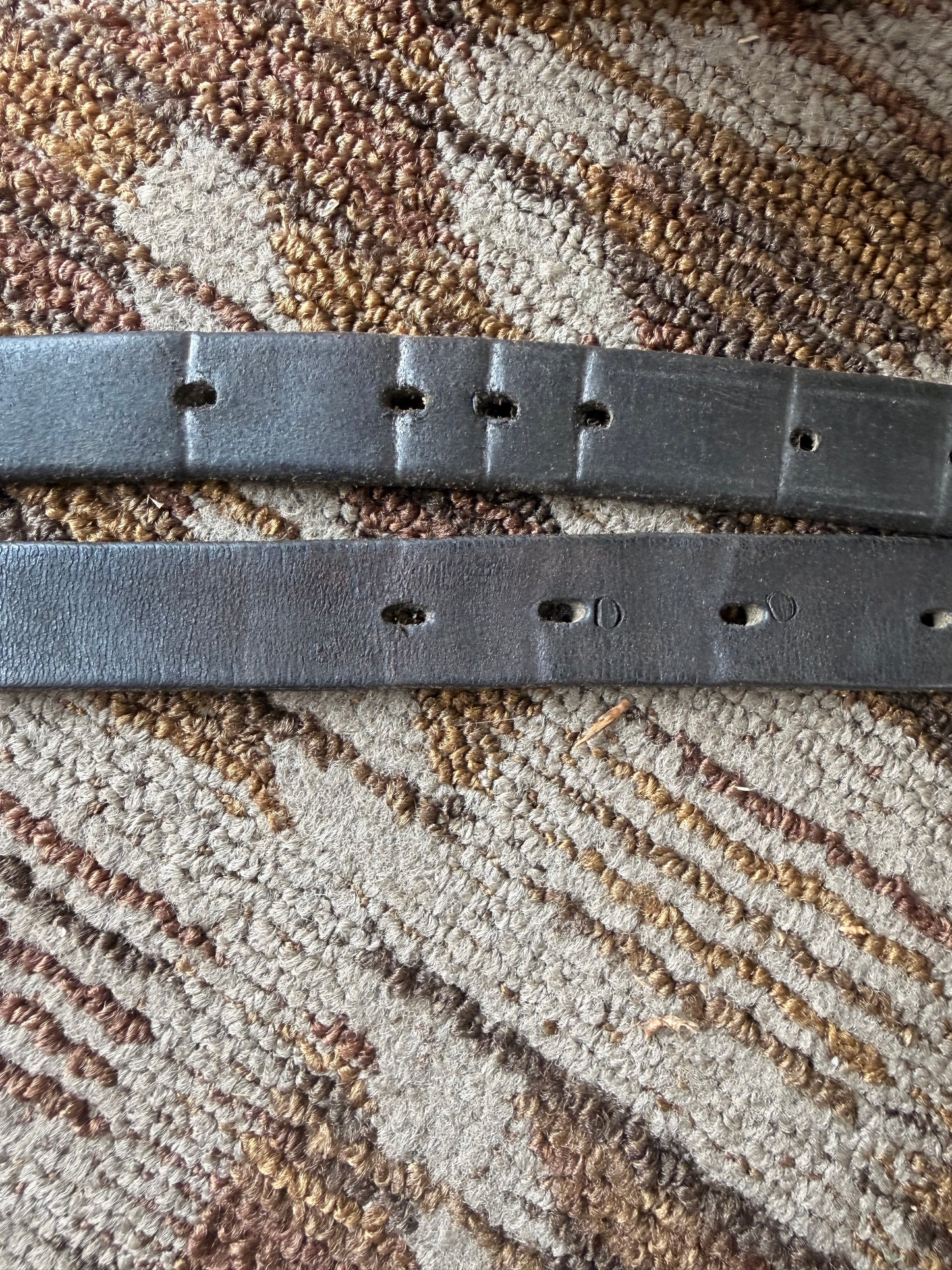 Black Courbette Stirrup Leathers - 70”