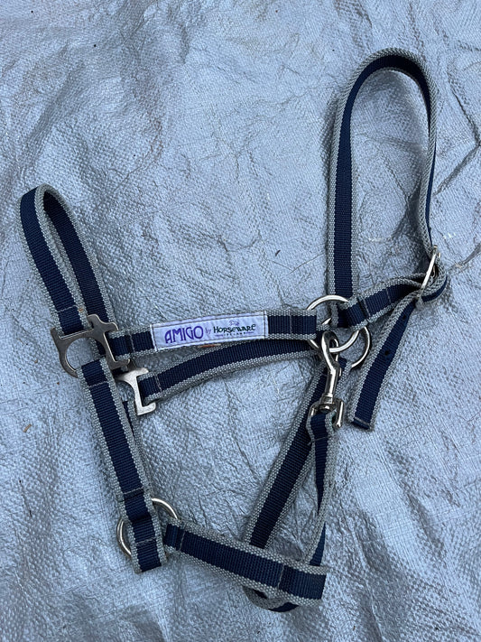 Amigo Gray/Silver Halter
