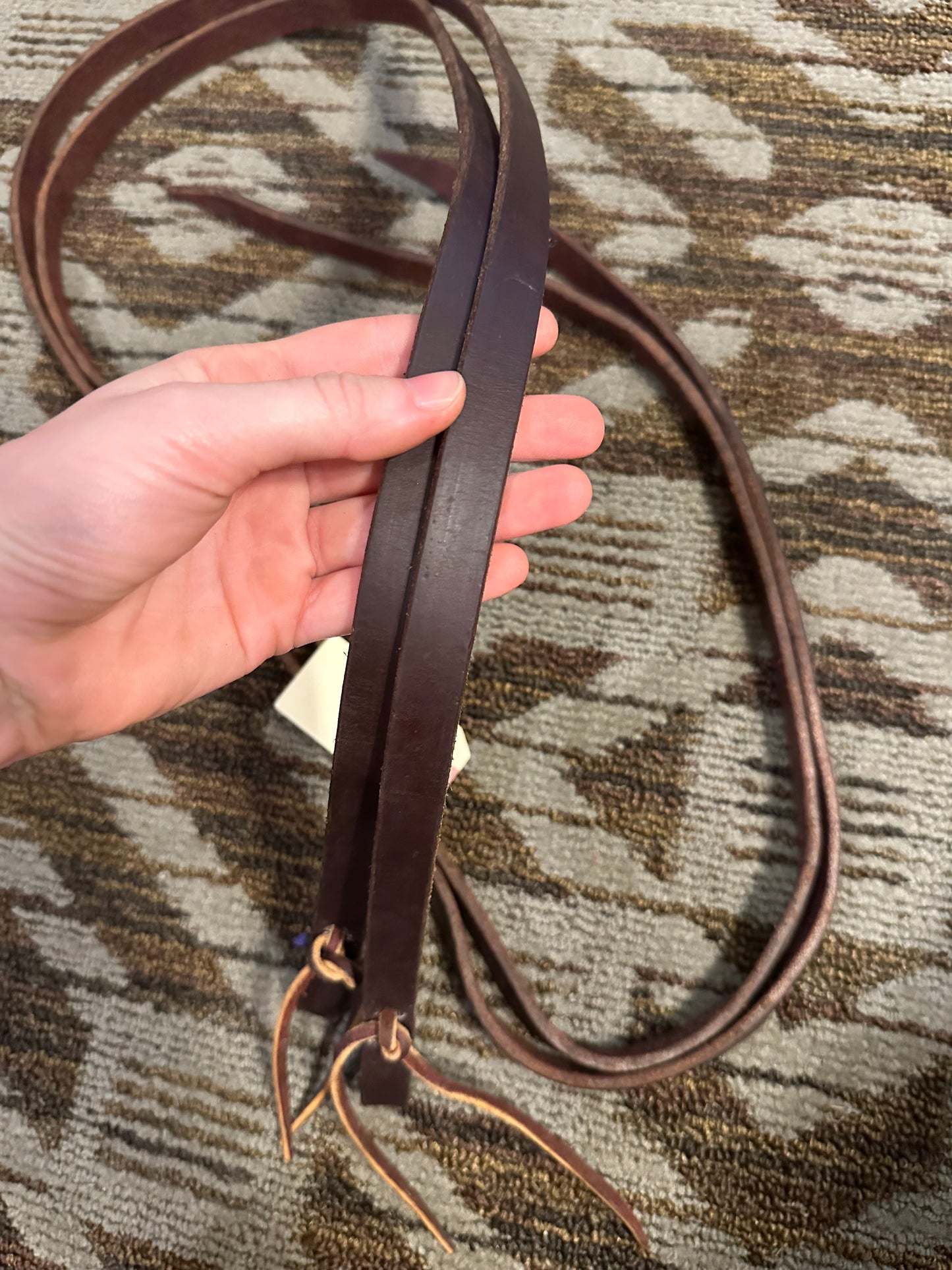 Heavy Oiled Split Reins