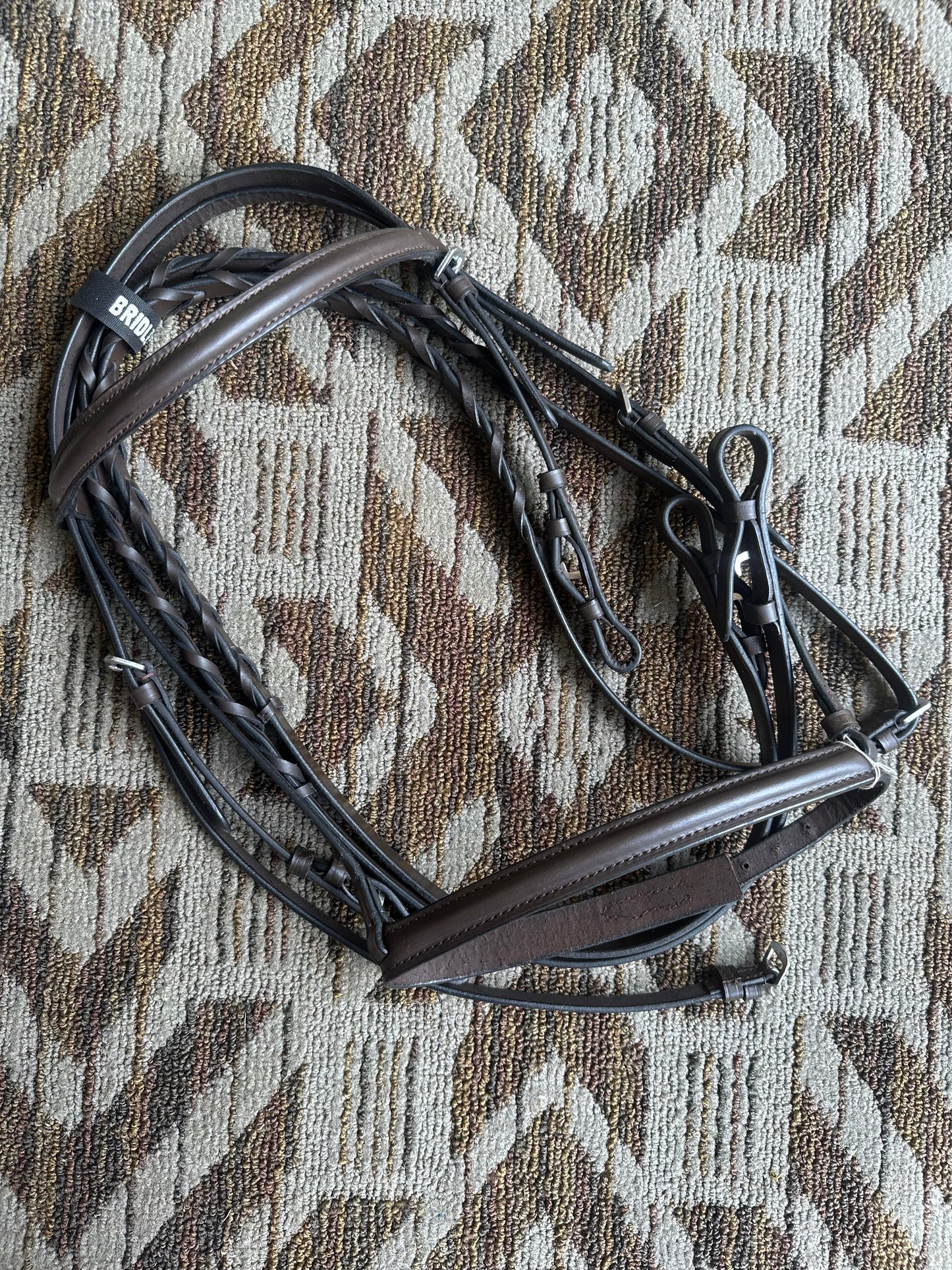 New Brown Bridle Set w/ Matching Reins