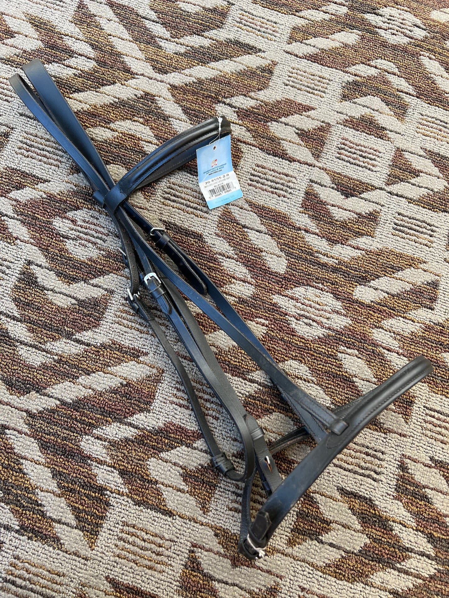 Black Tough 1 Snaffle Bridle