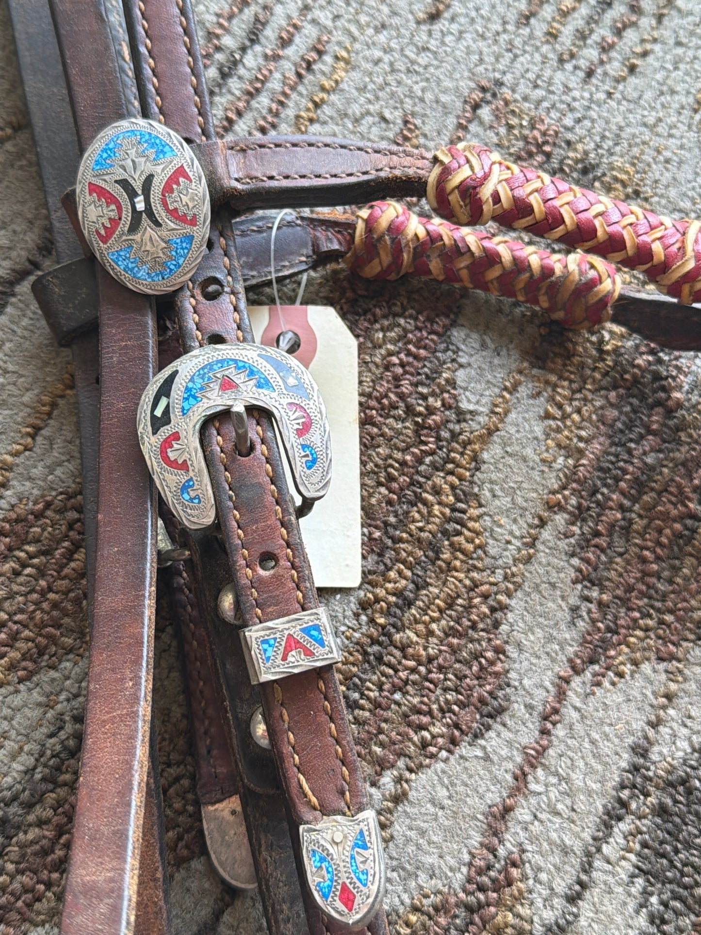 Rawhide Silver Futurity Knot Headstall