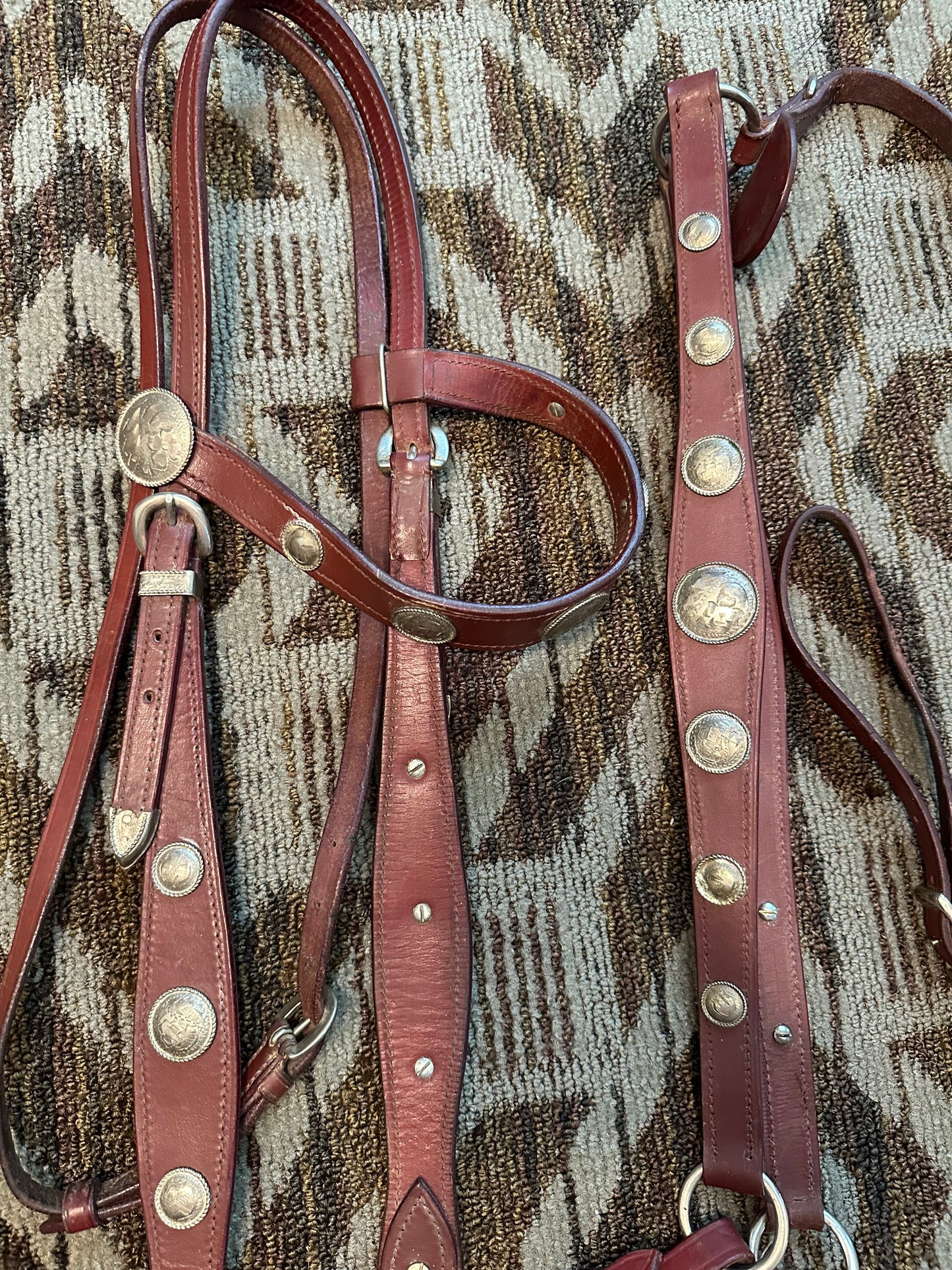 Leather Tack Set w/ Conchos