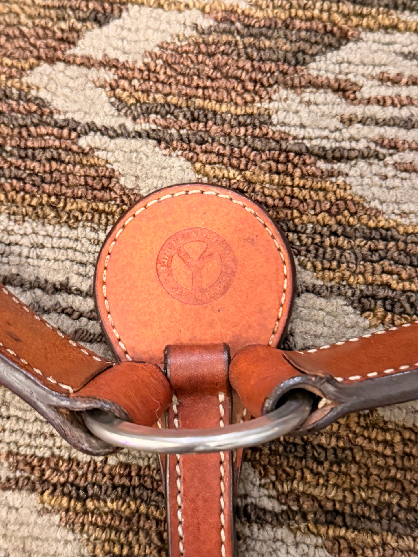 Circle Y Floral Tooled Breastcollar