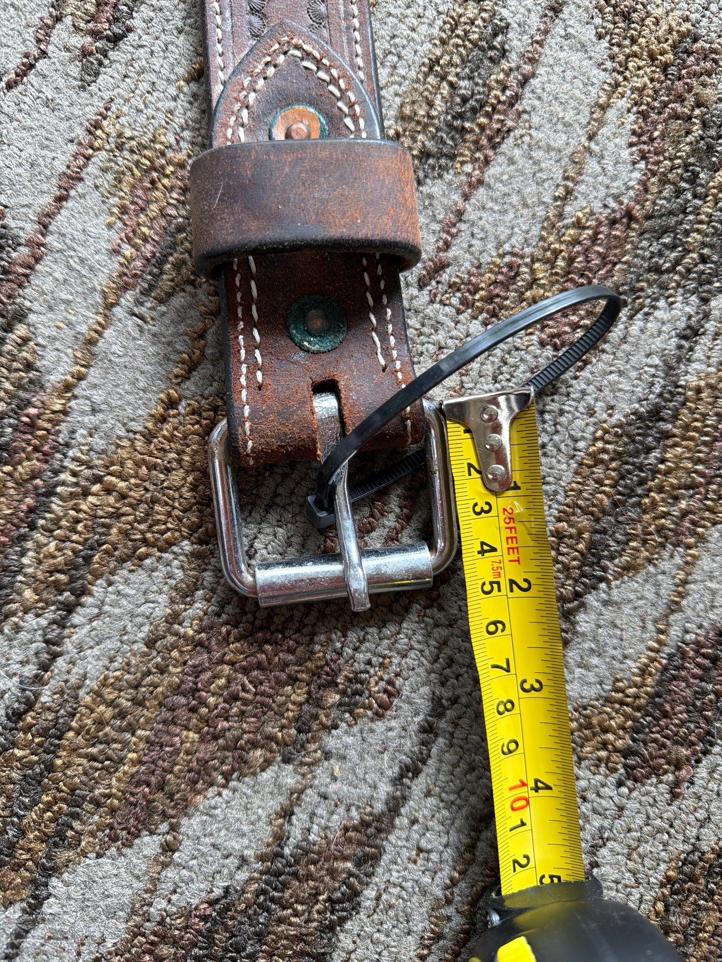 Tooled Back Cinch - 36”