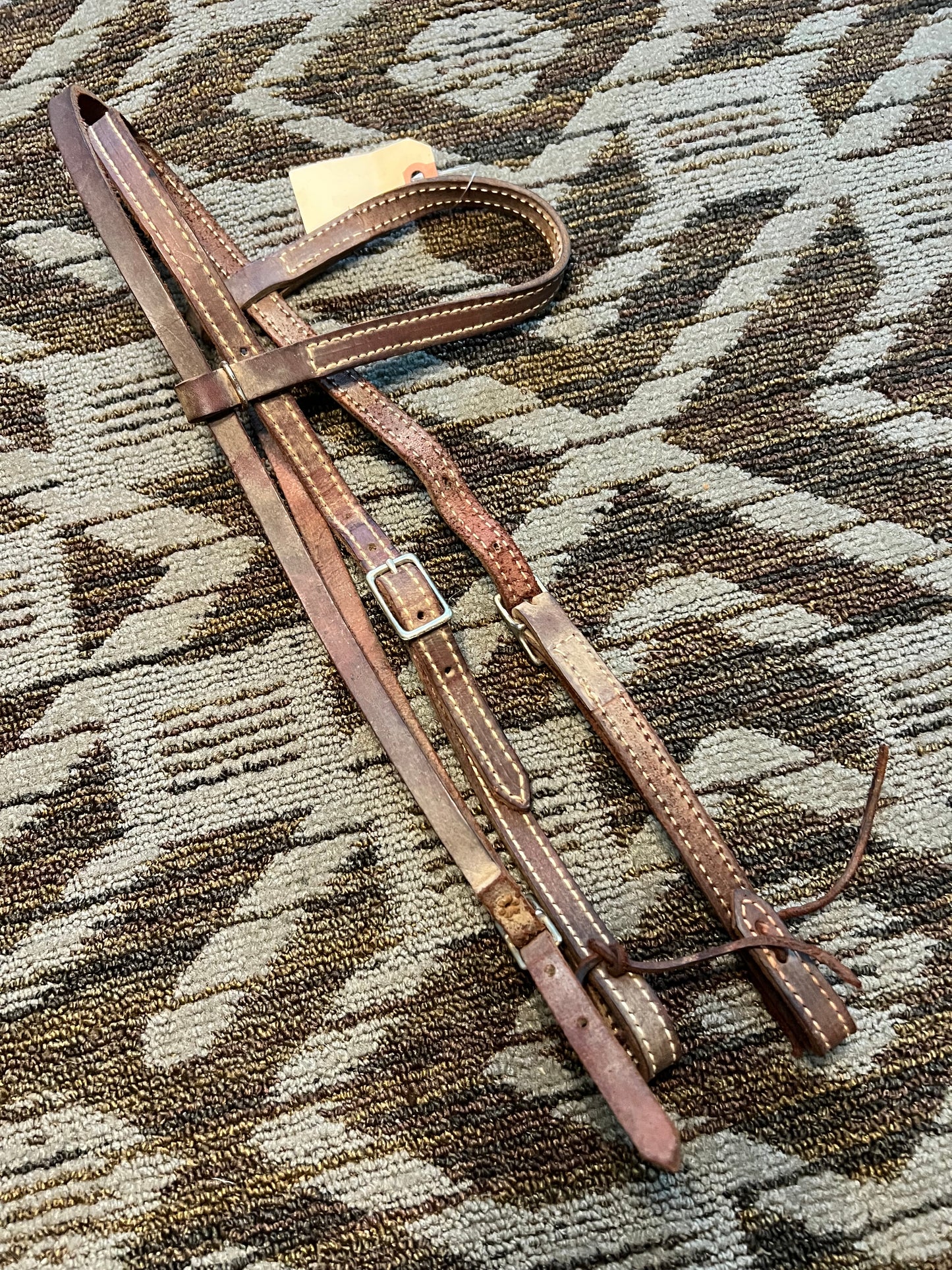 Leather Stitched Headstall