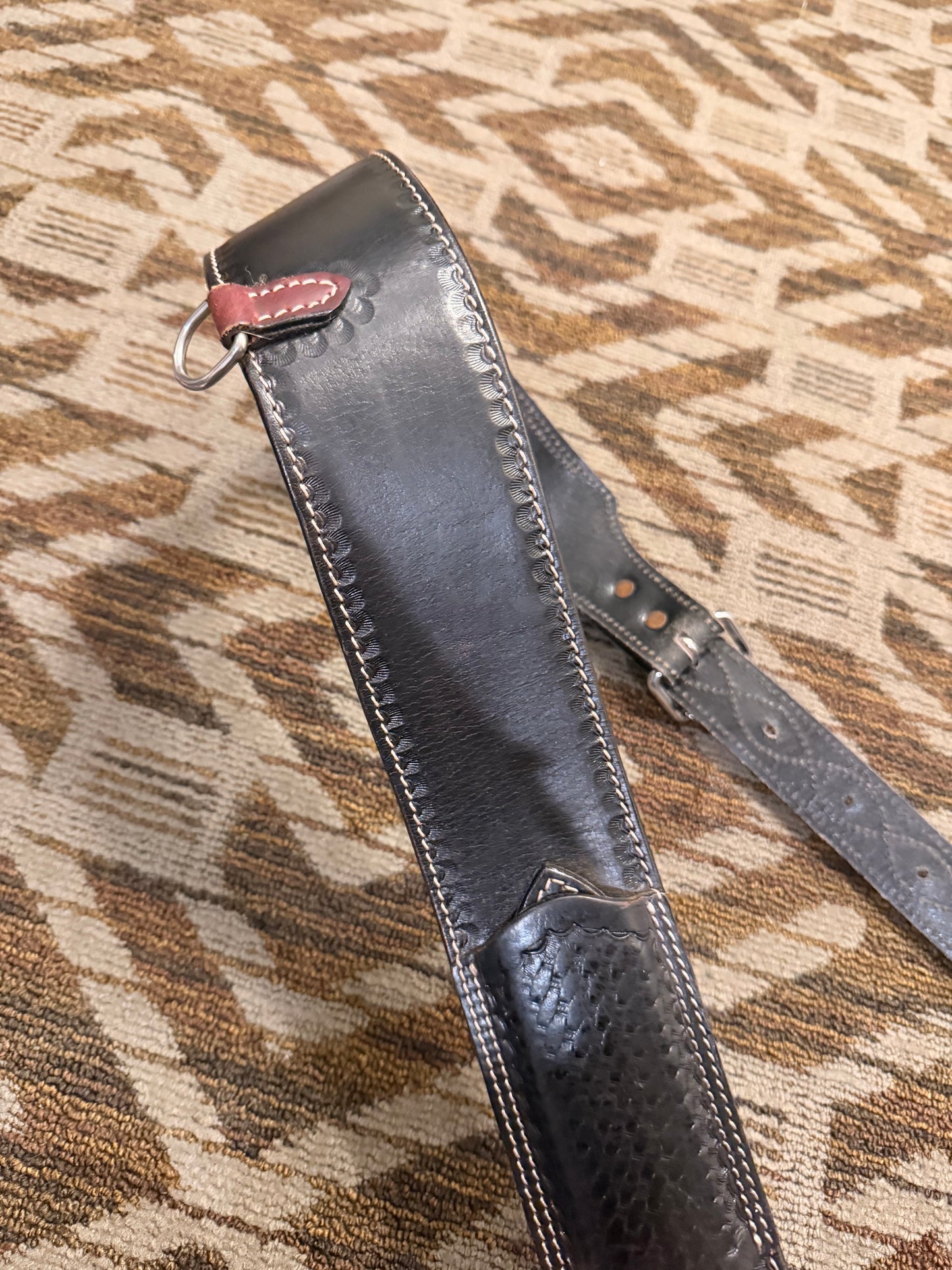 Black Stitched Back Cinch Set