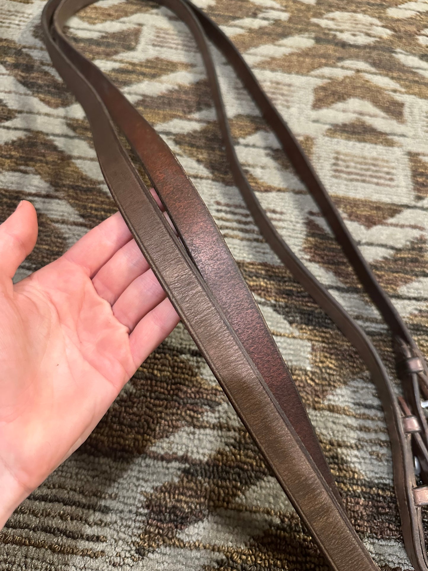 The Tackeria Brown Flat Reins