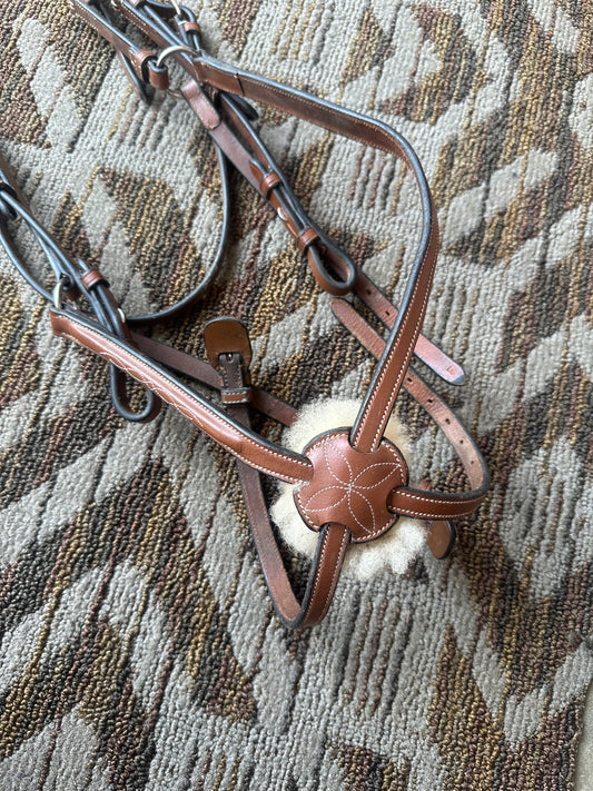 ExionPro Fancy Stitched Figure 8 Bridle