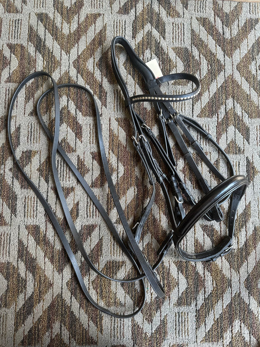Bobby’s English Tack Double Bridle w/ Anatomical Crown