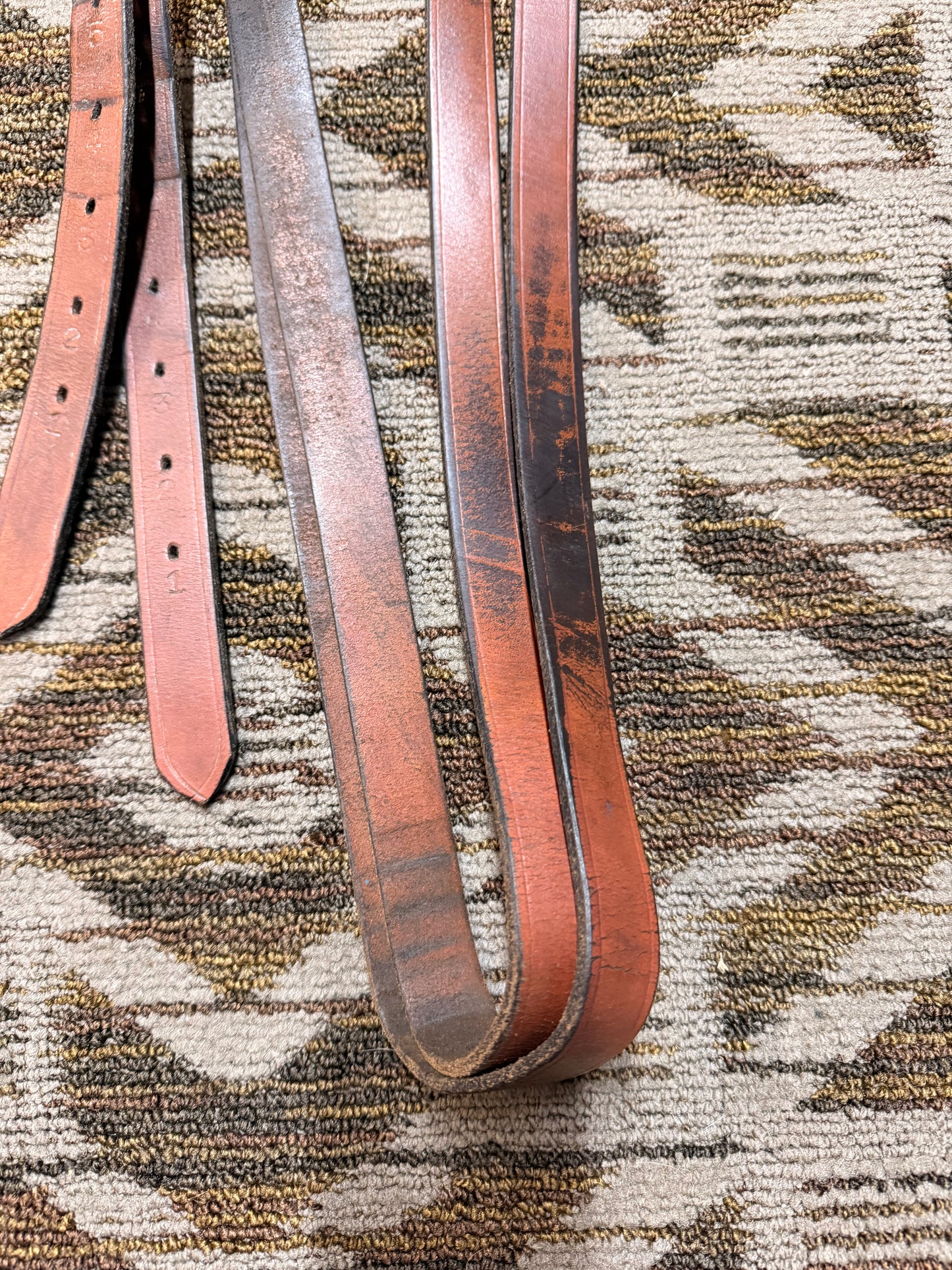 Brown Stirrup Leathers - 56”